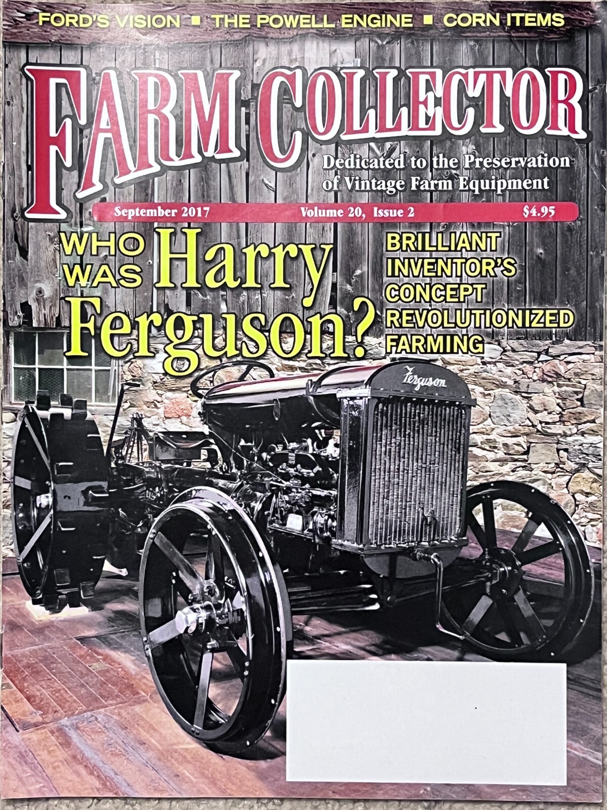 Ford’s Fordson Tractor Vision, Harry Ferguson, Powell Engine, Rock Island Engine