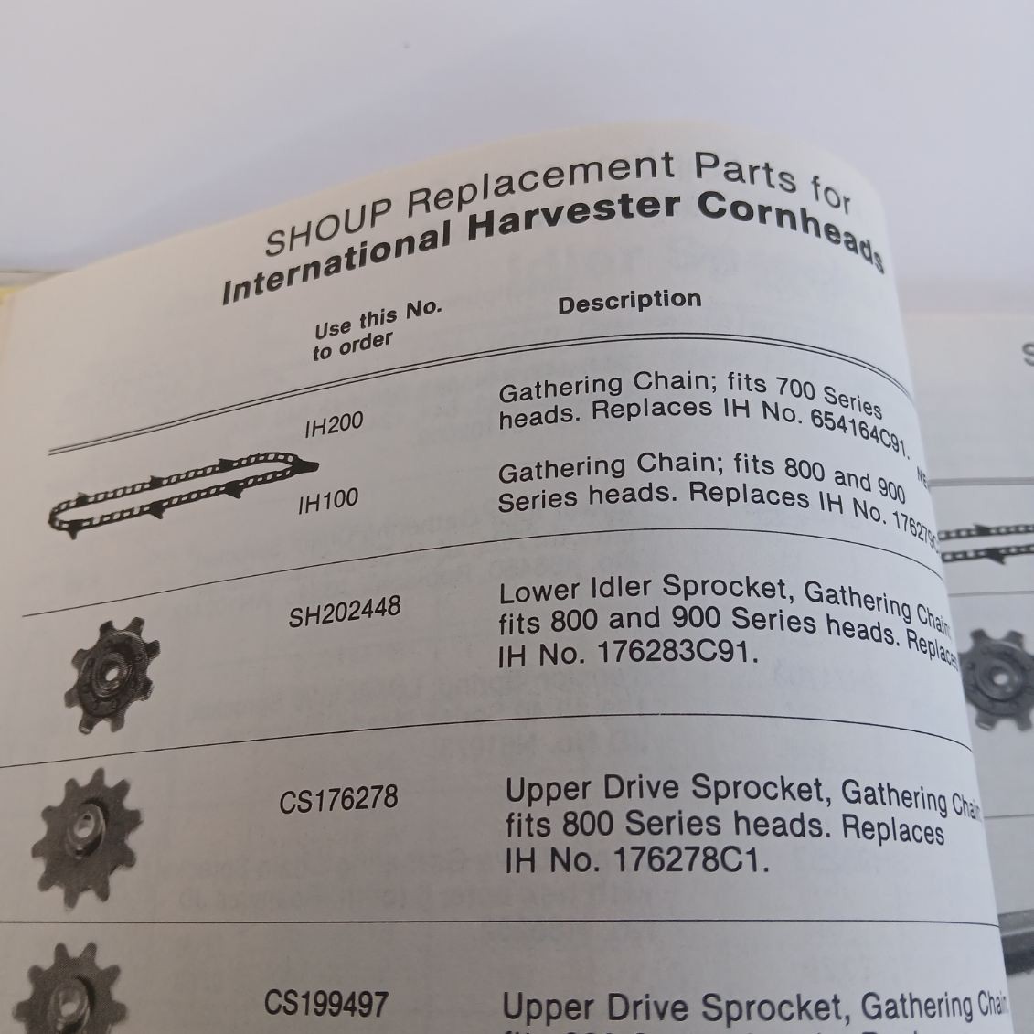Shoup Manufacturing Company Fall 1986 Catalog Tractor Parts Kankakee IL. Farming