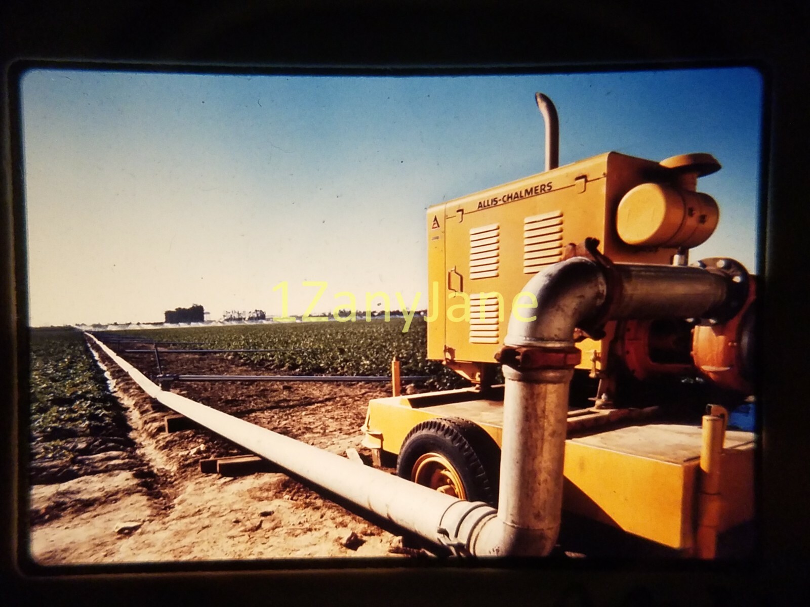 AC0711 35mm Slide of an Allis-Chalmers from MEDIA ARCHIVES EQUIPMENT IN FIELD