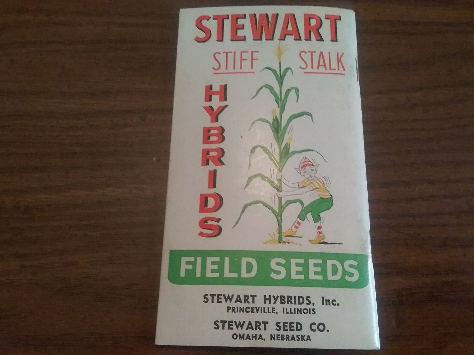 Vintage STEWART HYBRIDS Note Book Pocket Ledger UNUSED. 1971