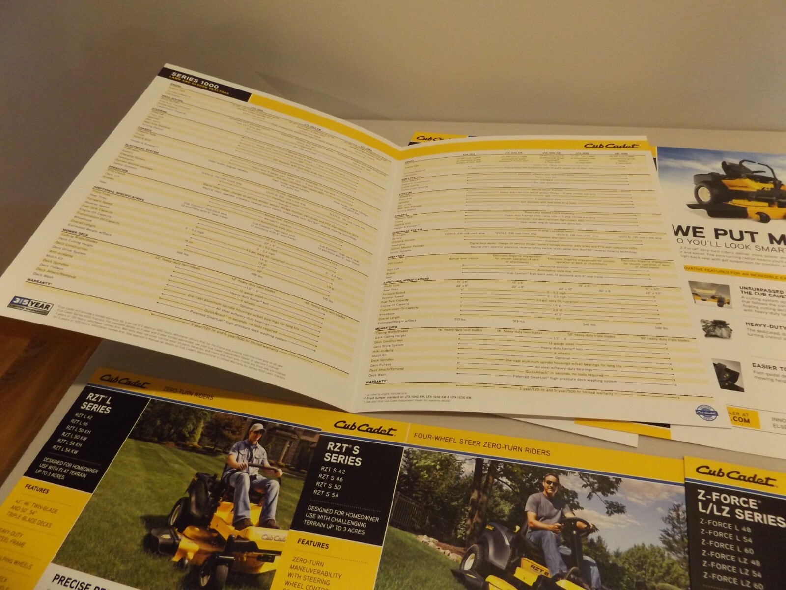 11-pc. CUB CADET GARDEN TRACTORS RIDERS, 2012-2014