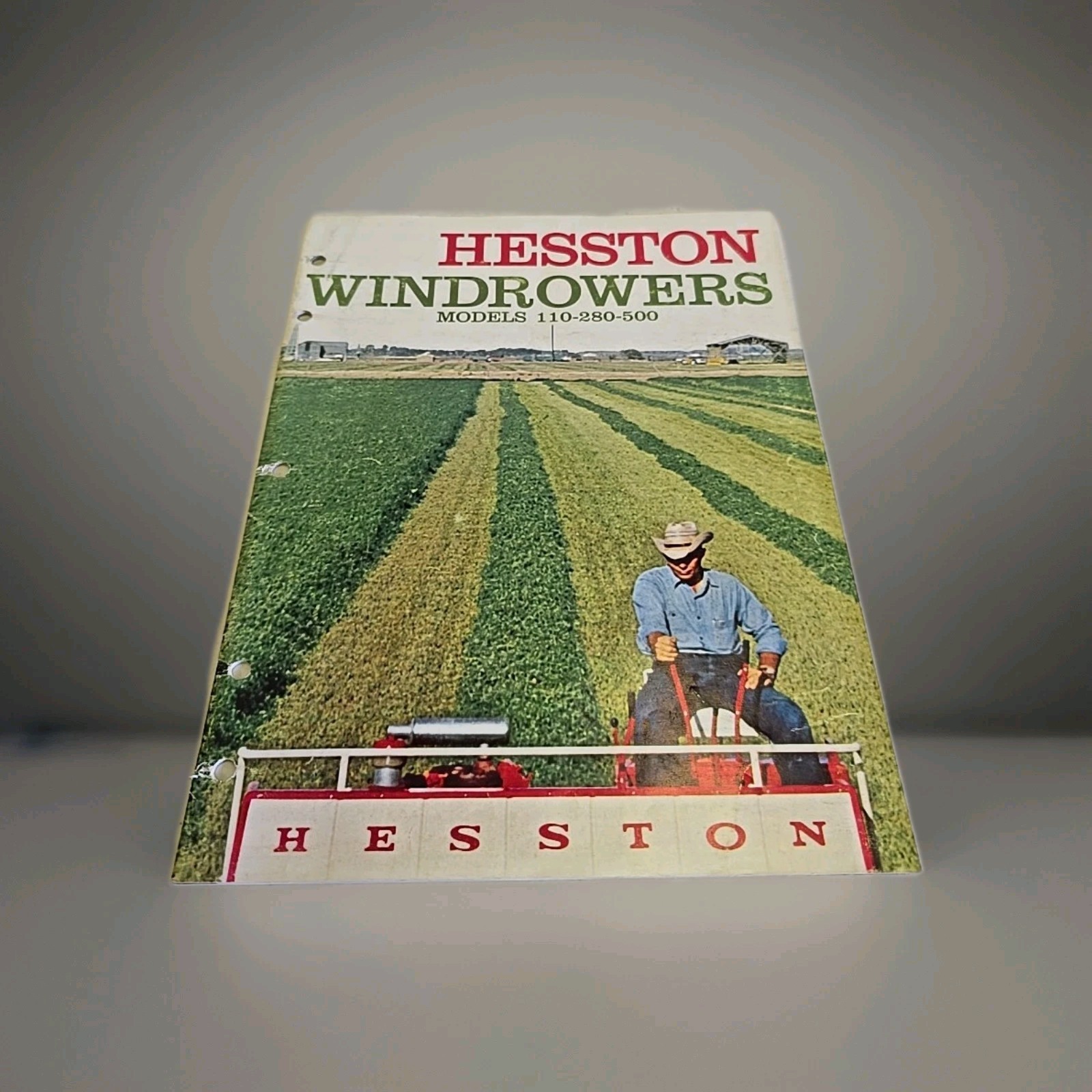 Vintage 1965 Hesston Windrower 110 280 500 Advertising Sales Brochure