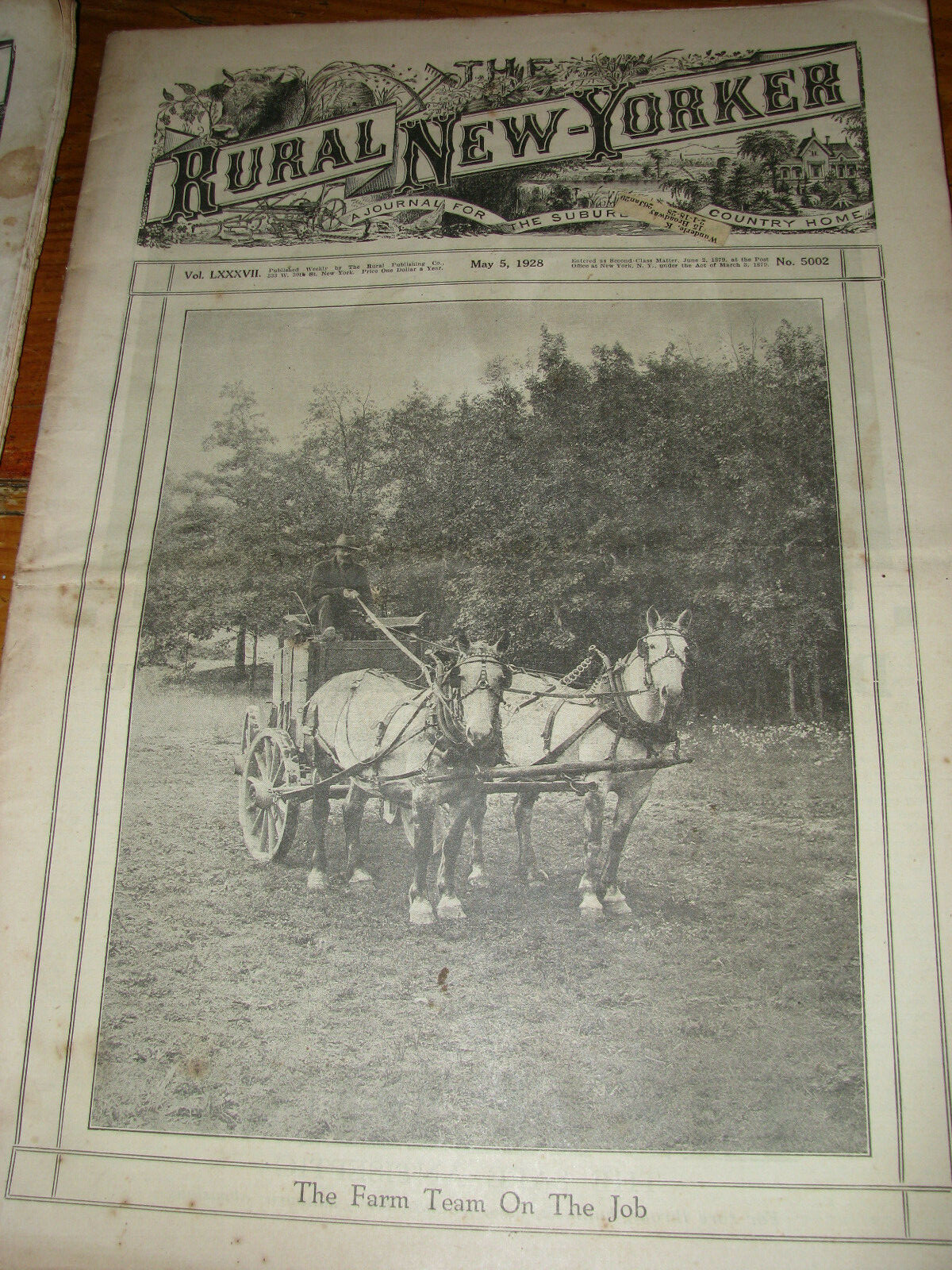 Eleven Vintage 1923-1941 The Rural New Yorker Journal Newspaper