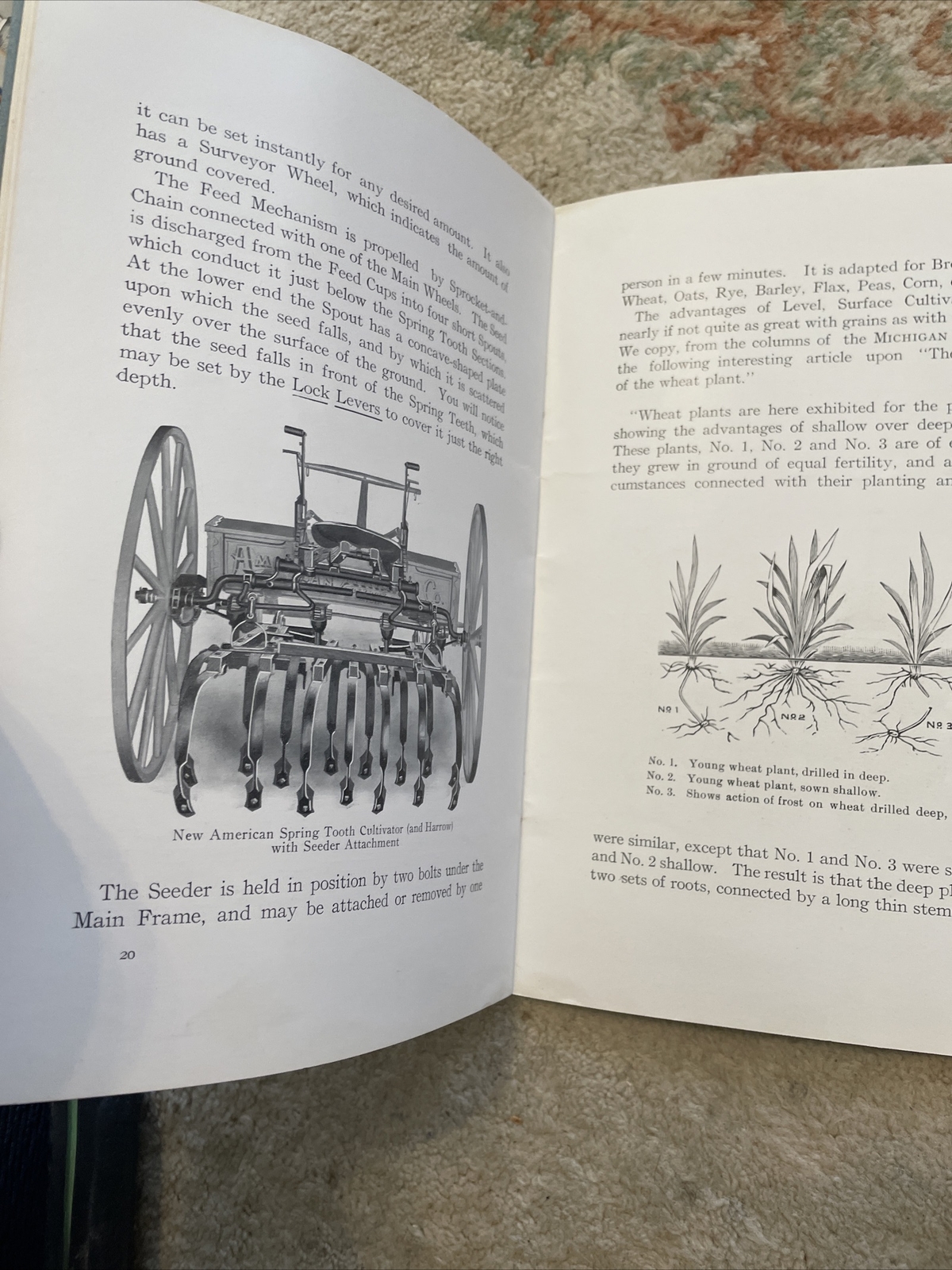 Vintage New American Cultivators Sales Brochure Catalog 1907 American Harrow Co.