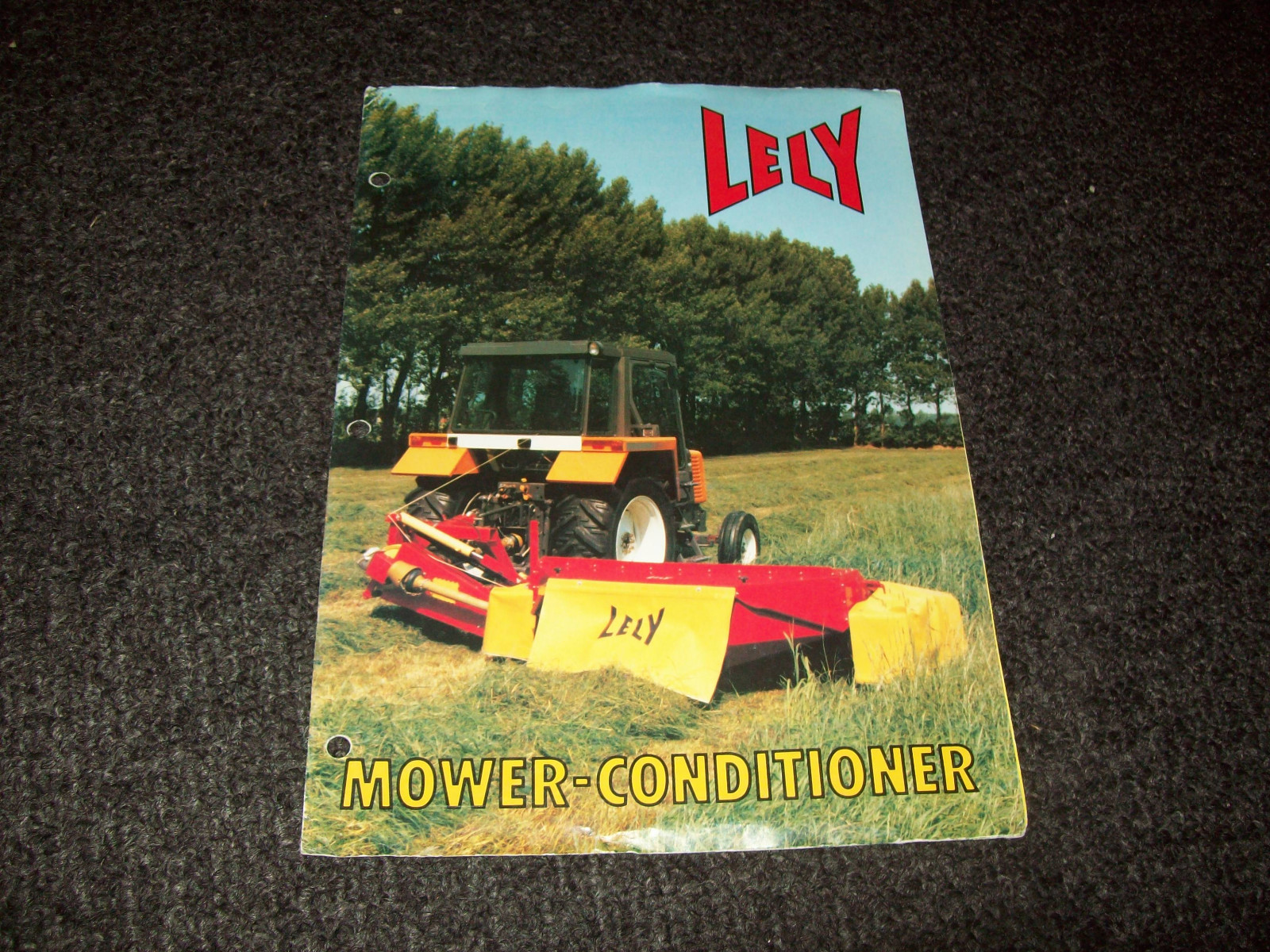 LELY MOWER CONDITIONER BROCHURE LITERATURE ADVERTISING LEAFLET