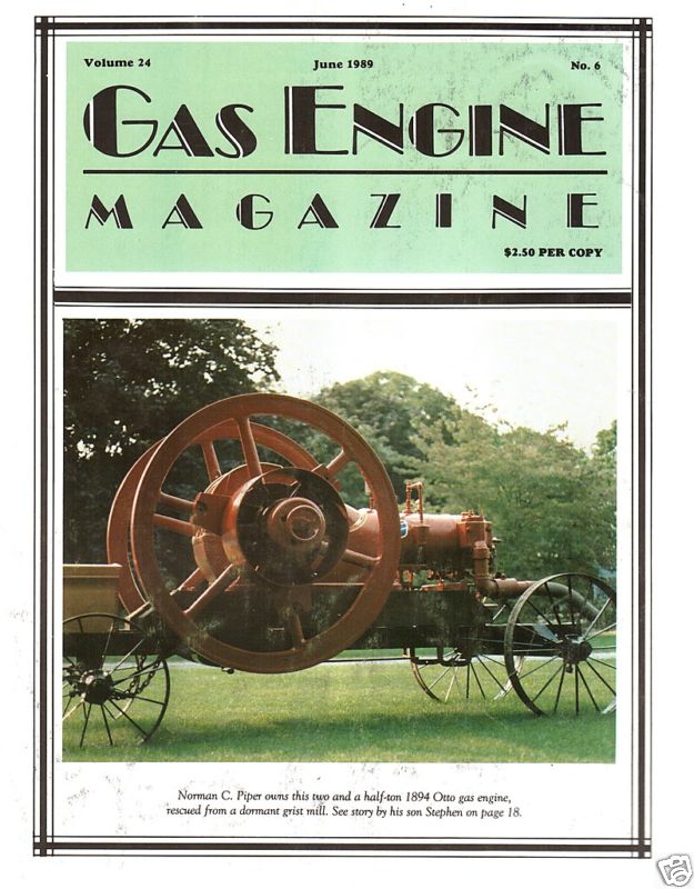 90 HP Charter Engine Gleaner Combine, OTTO, Deere Wagon