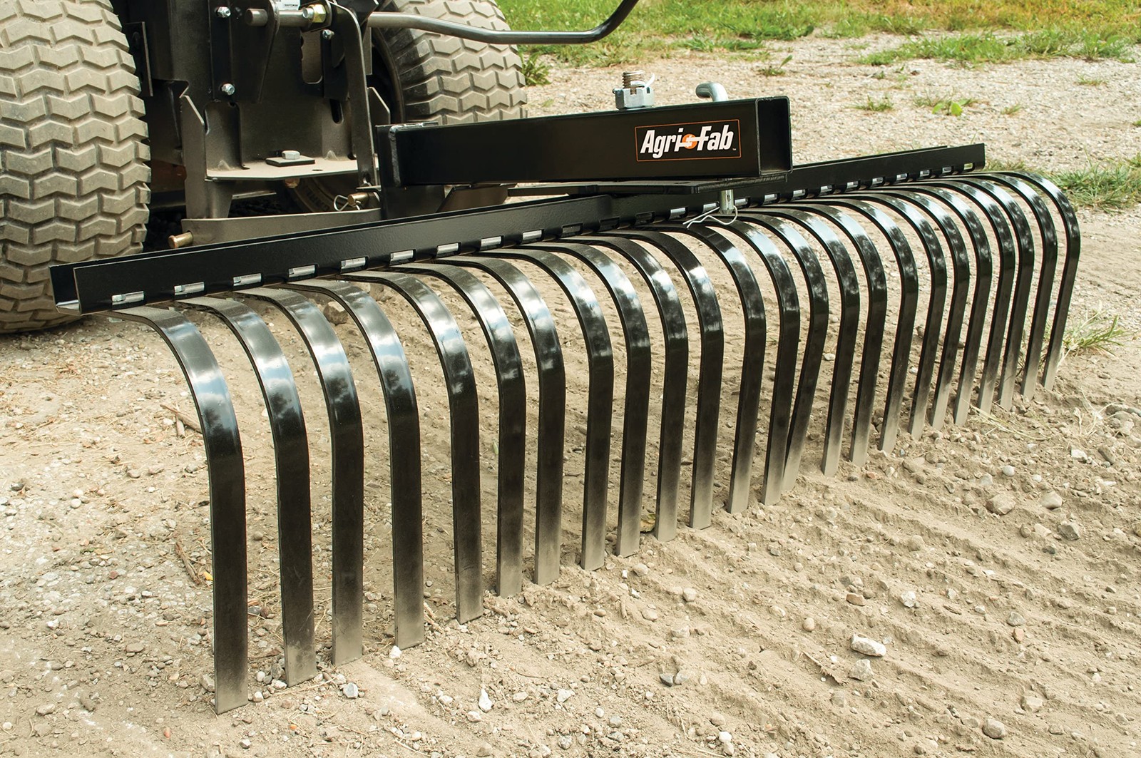45-0366 Ground-Engaging Attachment Sleeve Hitch GT Rock Rake,Black,Large