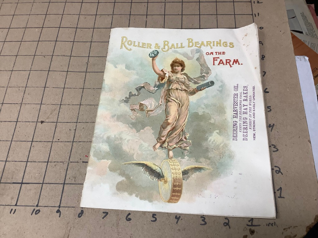 Original CATALOG –1890&rsquo;s ROLLER & BALL BEARINGS on the FARM 40pgs