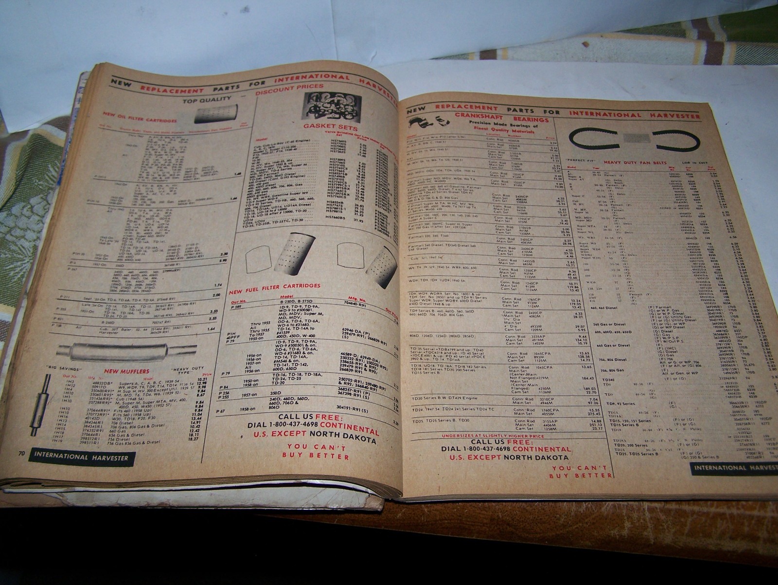 1935 Tractor Replacement Parts 1979 Surplus Catalogs Rumely Huber IHC Hart Parr