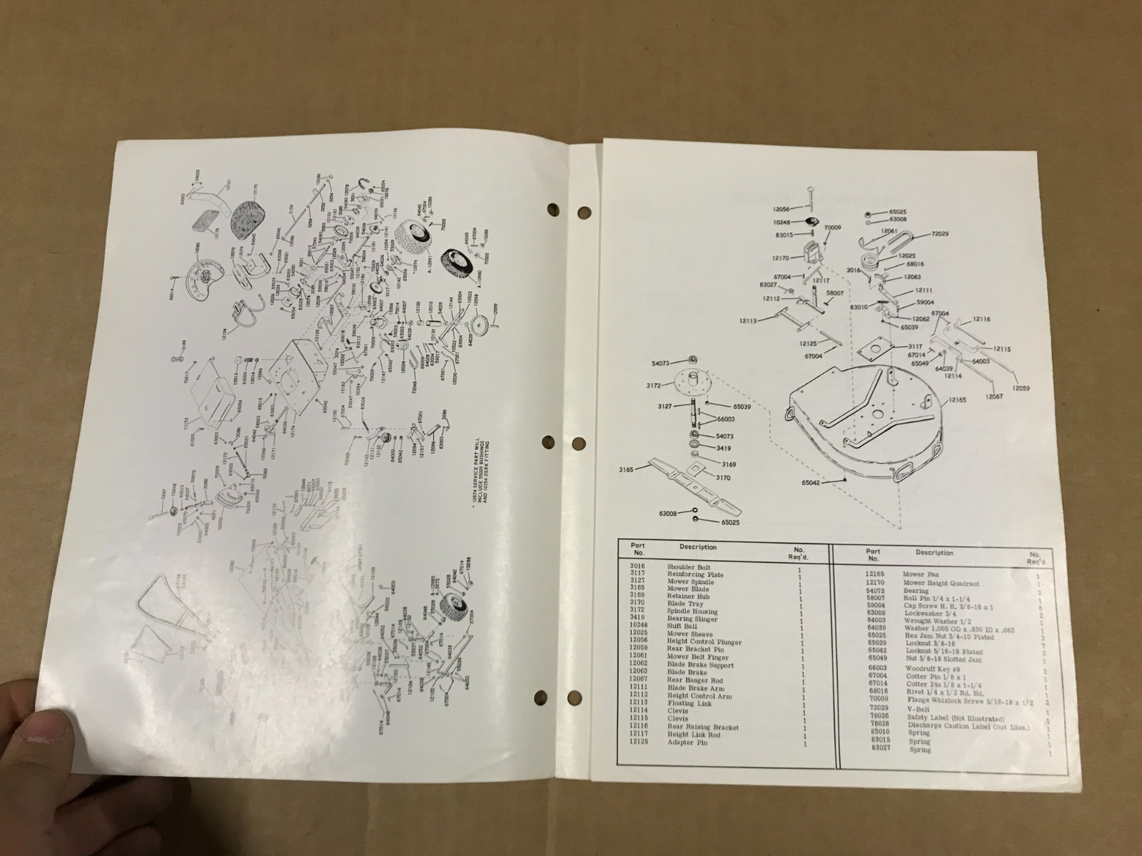 Vintage Ariens Fairway Parts Manual – PM-15-69