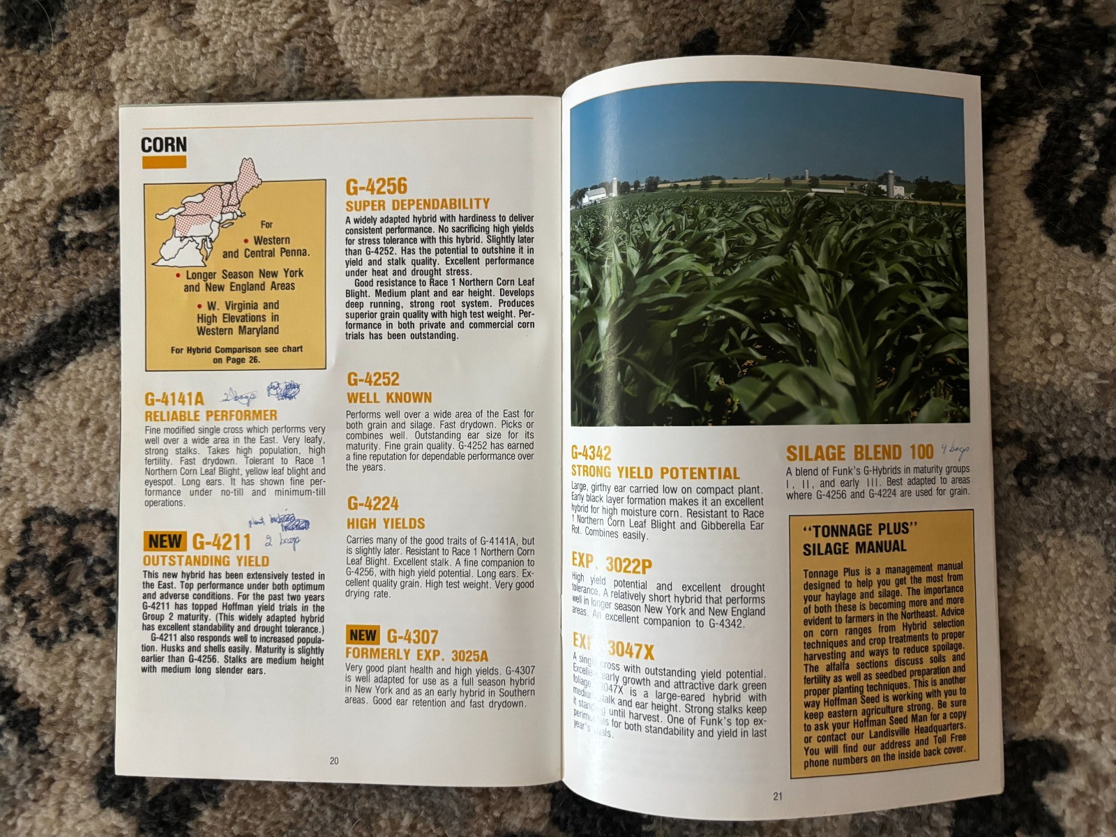 Hoffman Seed Book For 1986 Brochure DCPA26