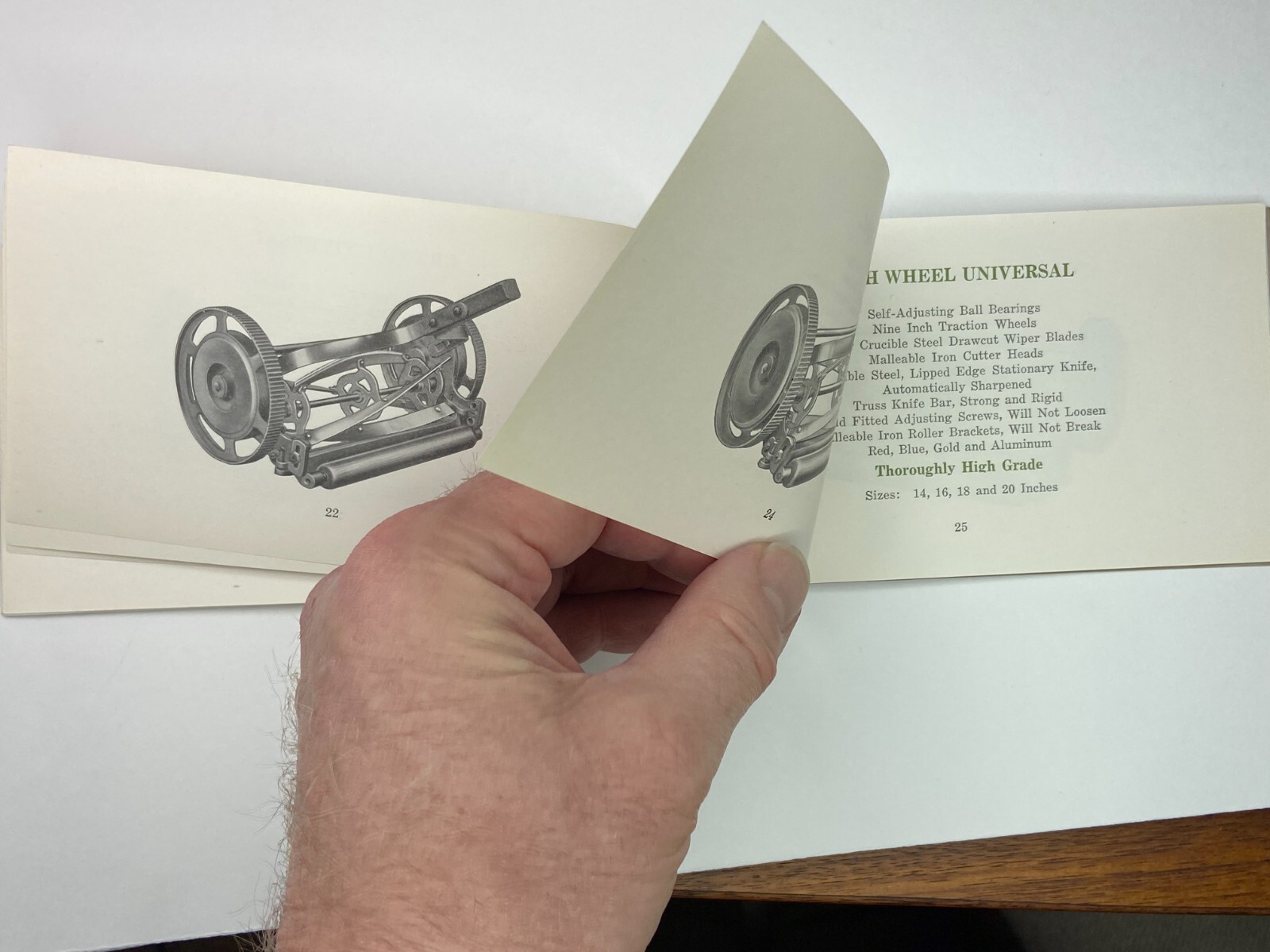 Blair Lawn Mowers – Archive LOT – Advertising Catalog, Brochures, Photo – 1928