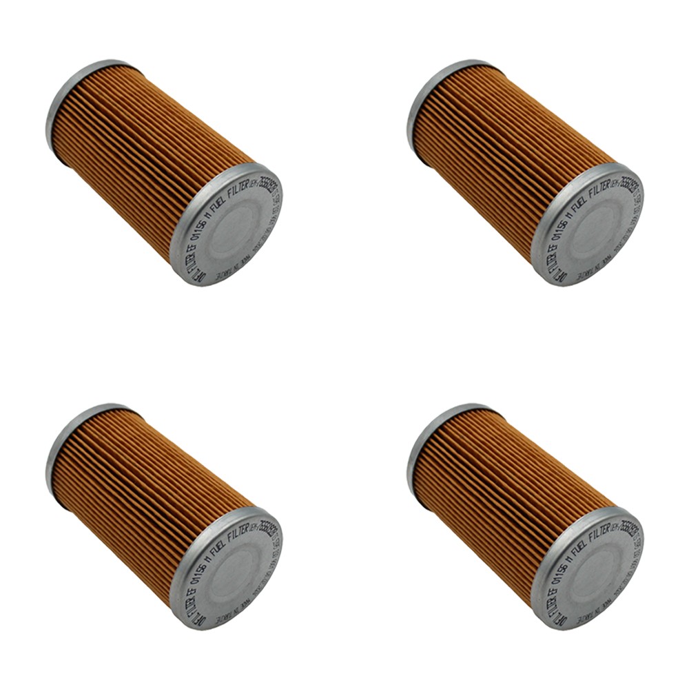 15521-43160 Qty 4: Fuel Filter Fits Kubota L2250 L235 L2550 L2650 L275 L2850