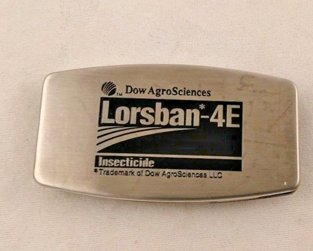 Vintage ZIPPO DOW Chemical Agrosciences Lorsban-4E Pocket Knife Money Clip-NEW!