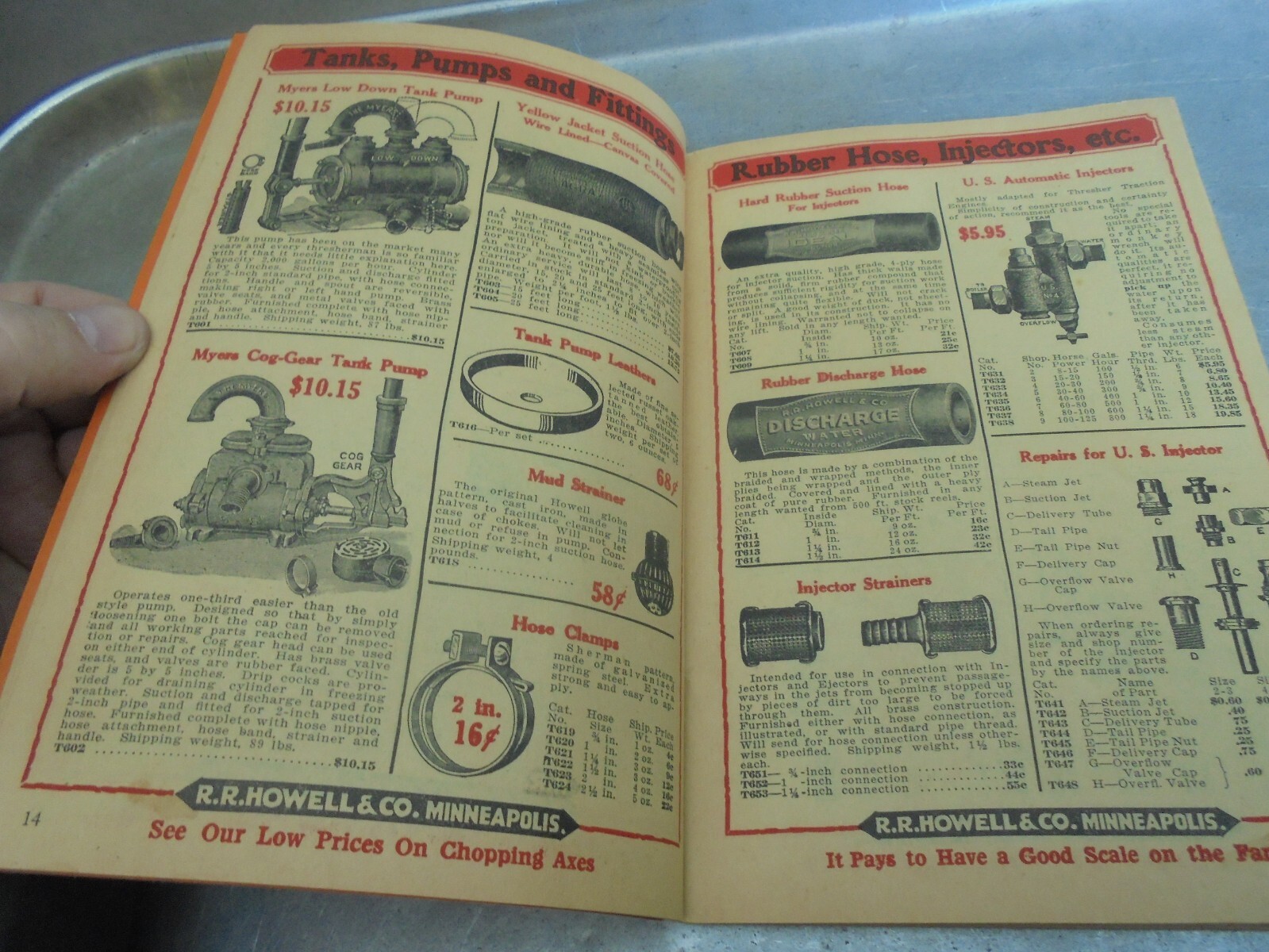Vintage 1925 R. R. Howell & Co. Thresher Supplies and Specialties Catalog