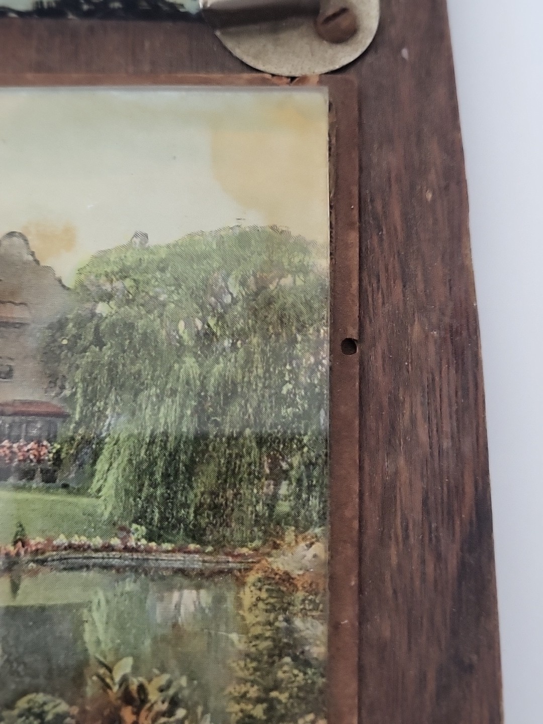 1920&rsquo;s ? SCARCE Reagor Spring ,Texas Cotton Gin Advertising, Mirror/ Wood Sign