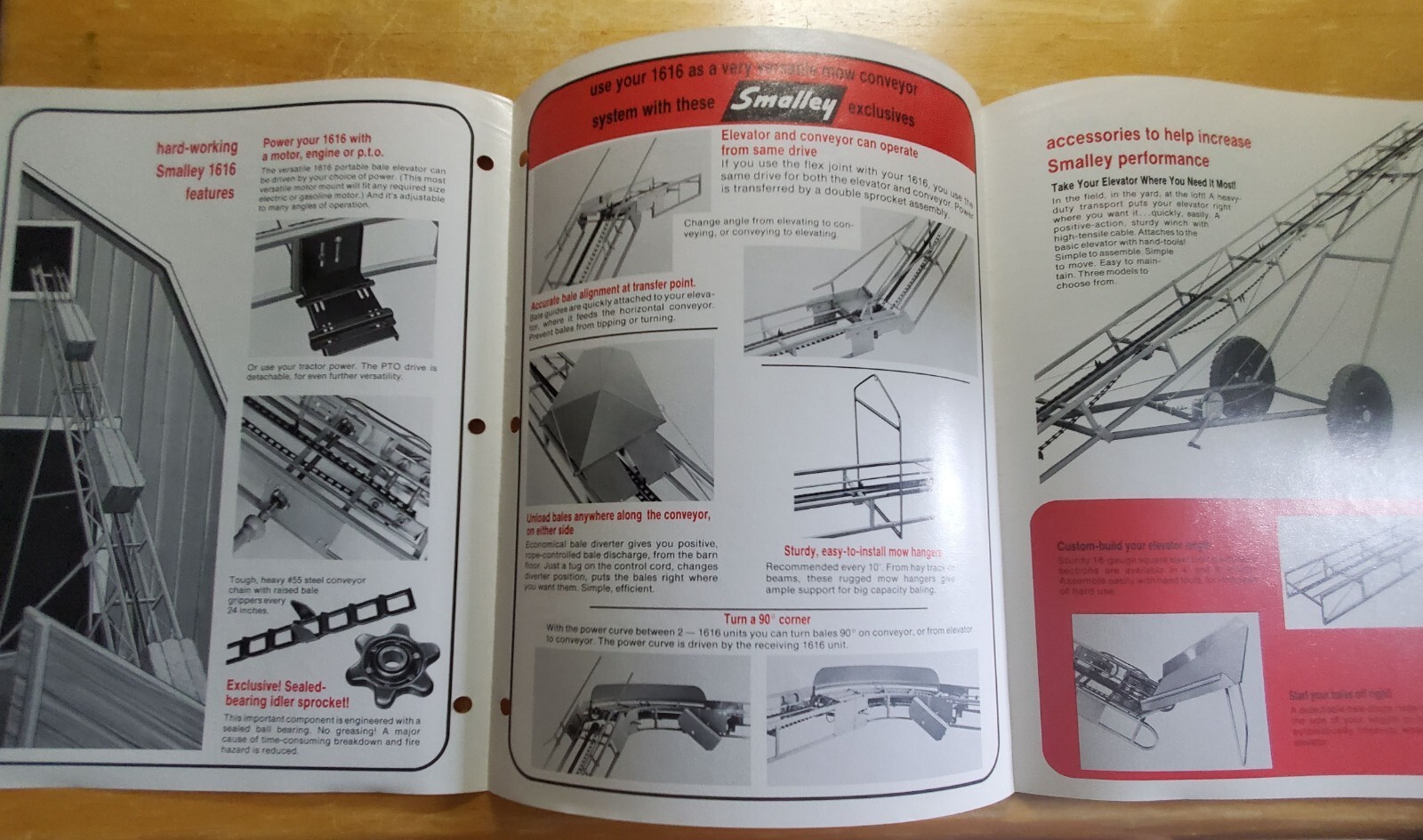 Smalley Bale Handling Systems 1616 Brochure Pamphlet Specs Manitowoc Wisconsin