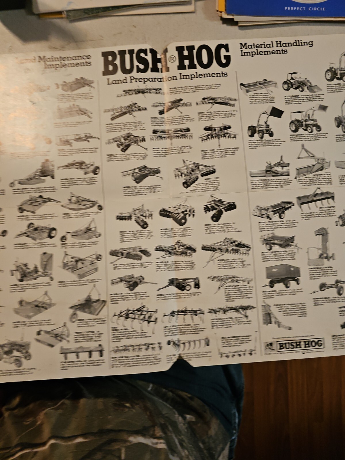 Vintage Bush Hog The Product Line Sales Brochure. Mowers