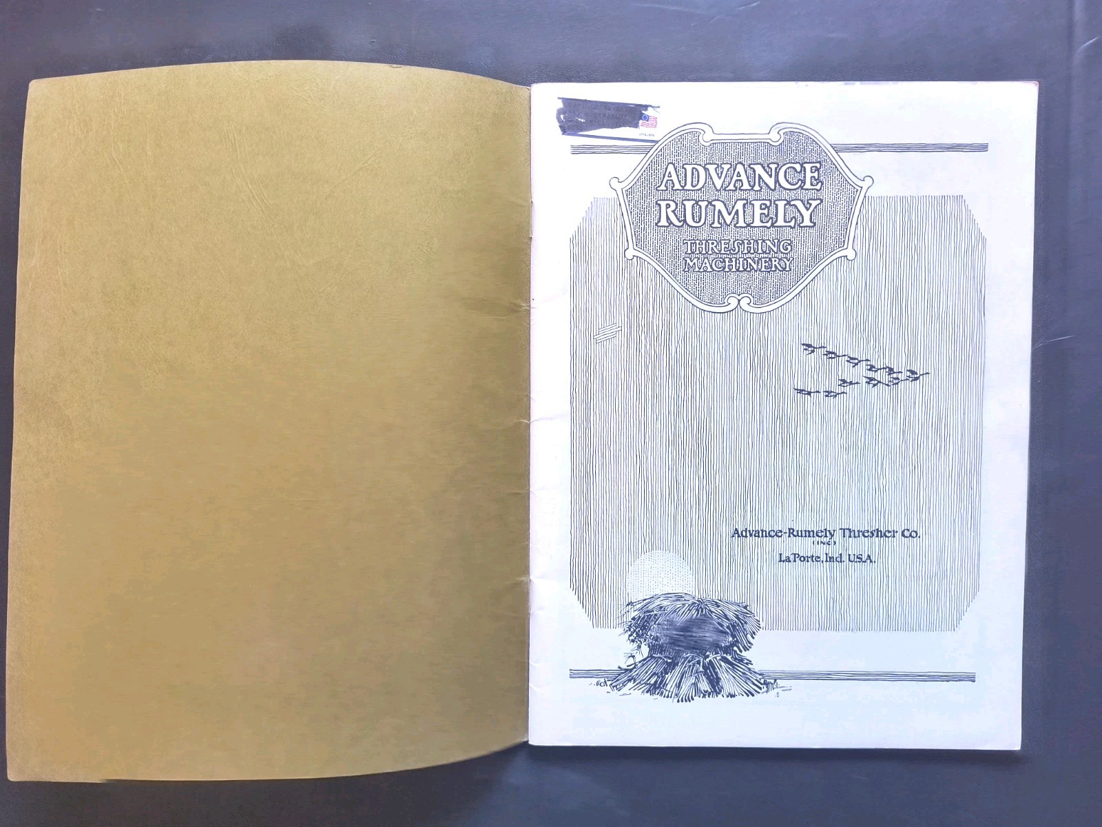 Rumley Oil Pull Tractor Dealer Brochure Manual Print Advertising RARE