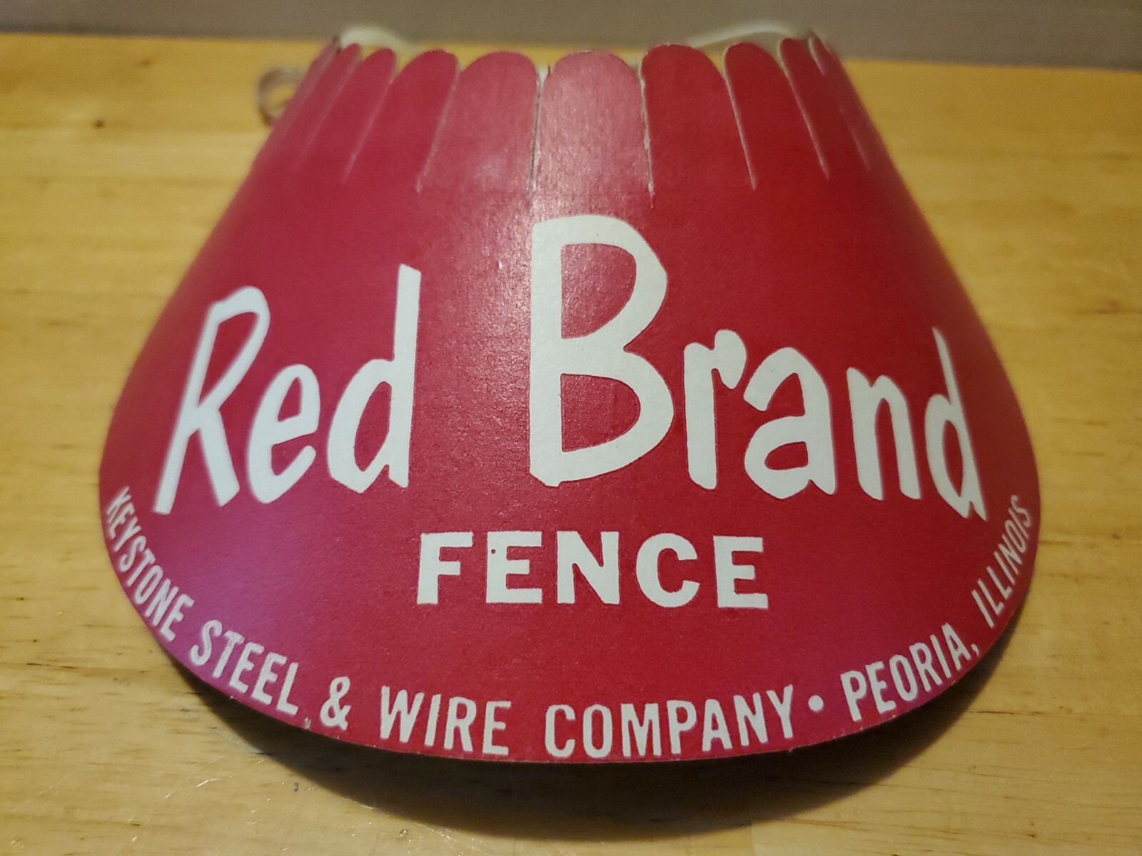 Vintage Red Brand Fence KEYSTONE STEEL WIRE COMPANY PEORIA ILLINOIS LAST ONE!!!