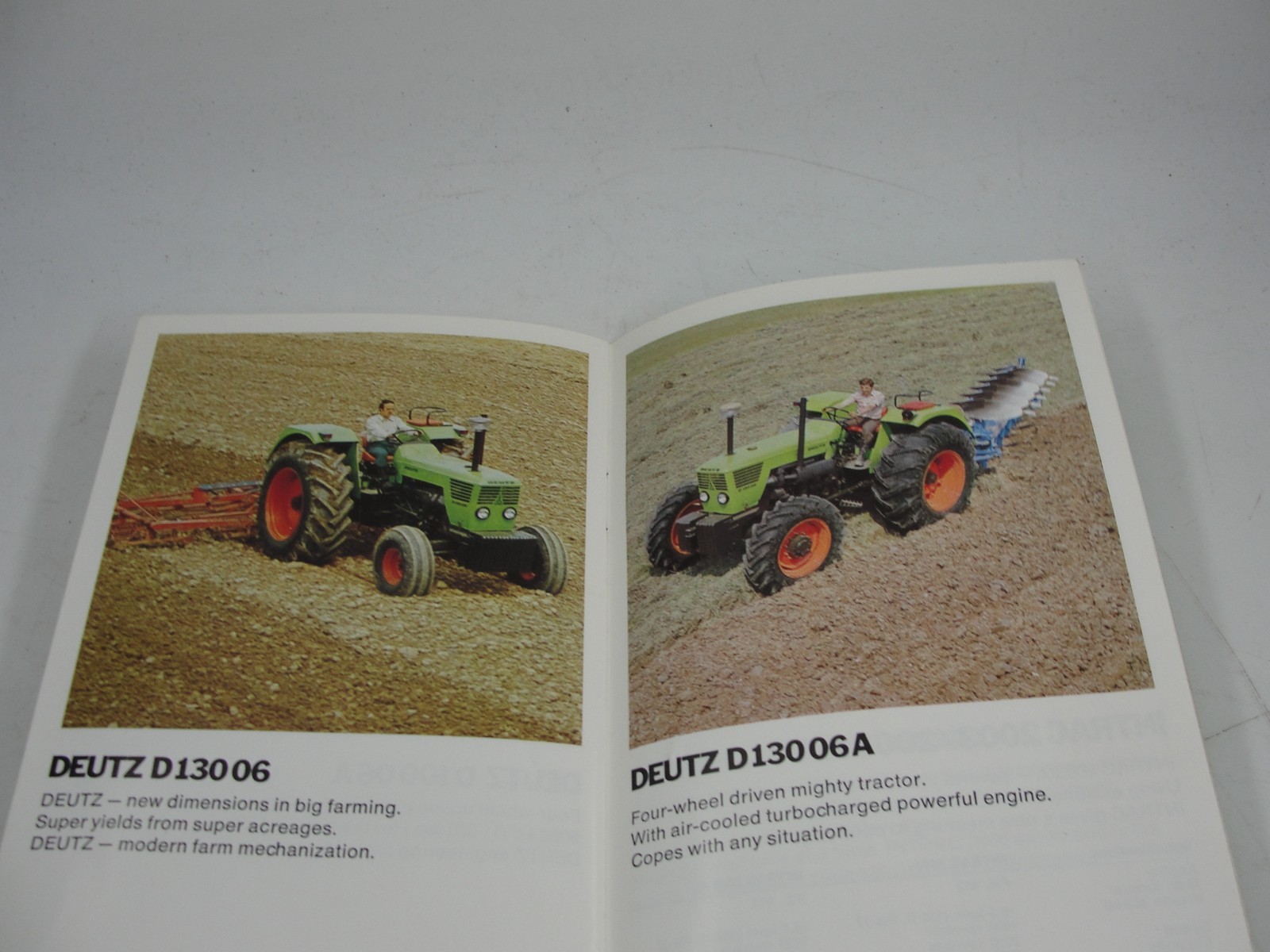 Deutz Tractors Series 06 The Big Success 1974 Brochure