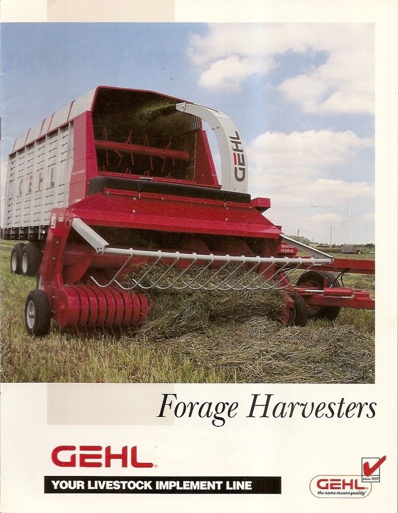 Farm Equipment Brochure – Gehl – 865 1065 1265 – Forage Harvester – 1999 (F1137)