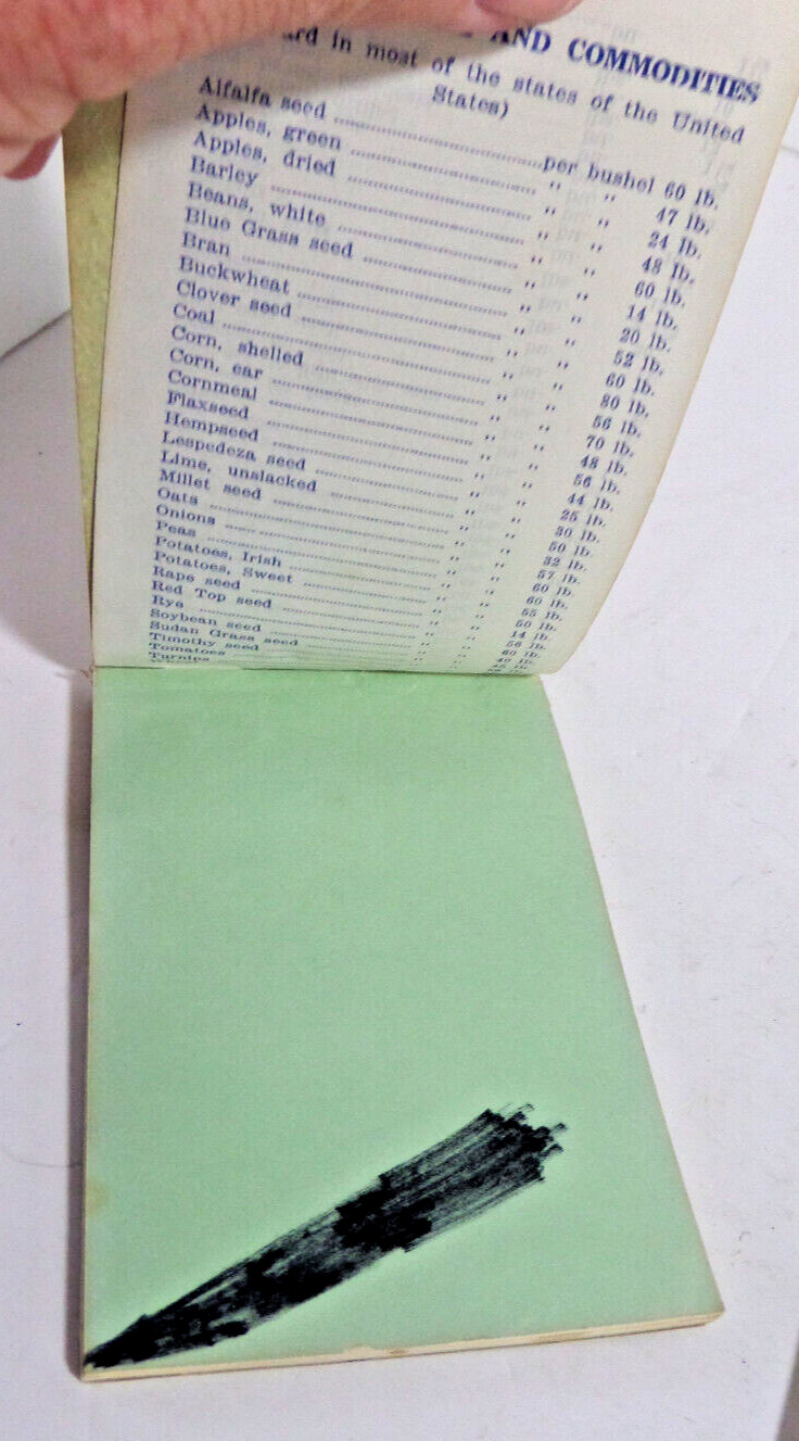 Gehan livestock marketing agency Sioux City, IA advertizing notepad 1969-70