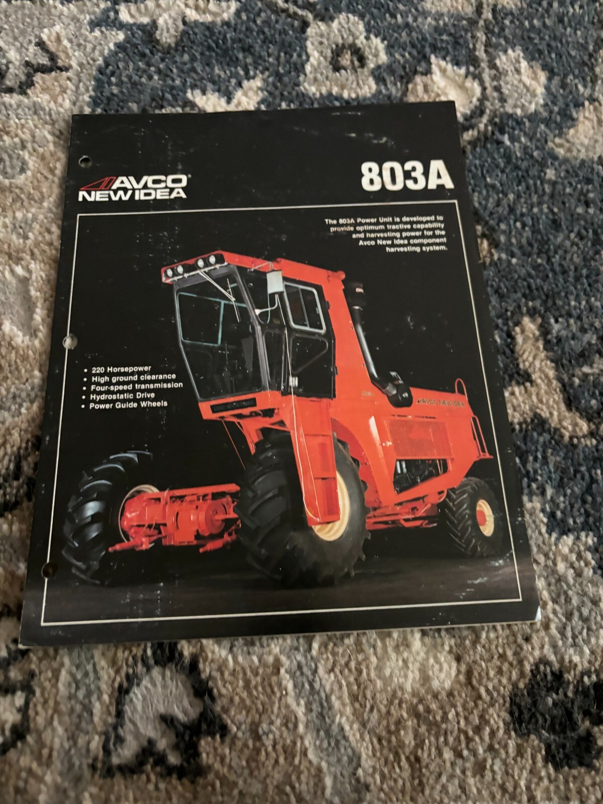 New Idea 803 Power Unit Uni-System Brochure FCCA24