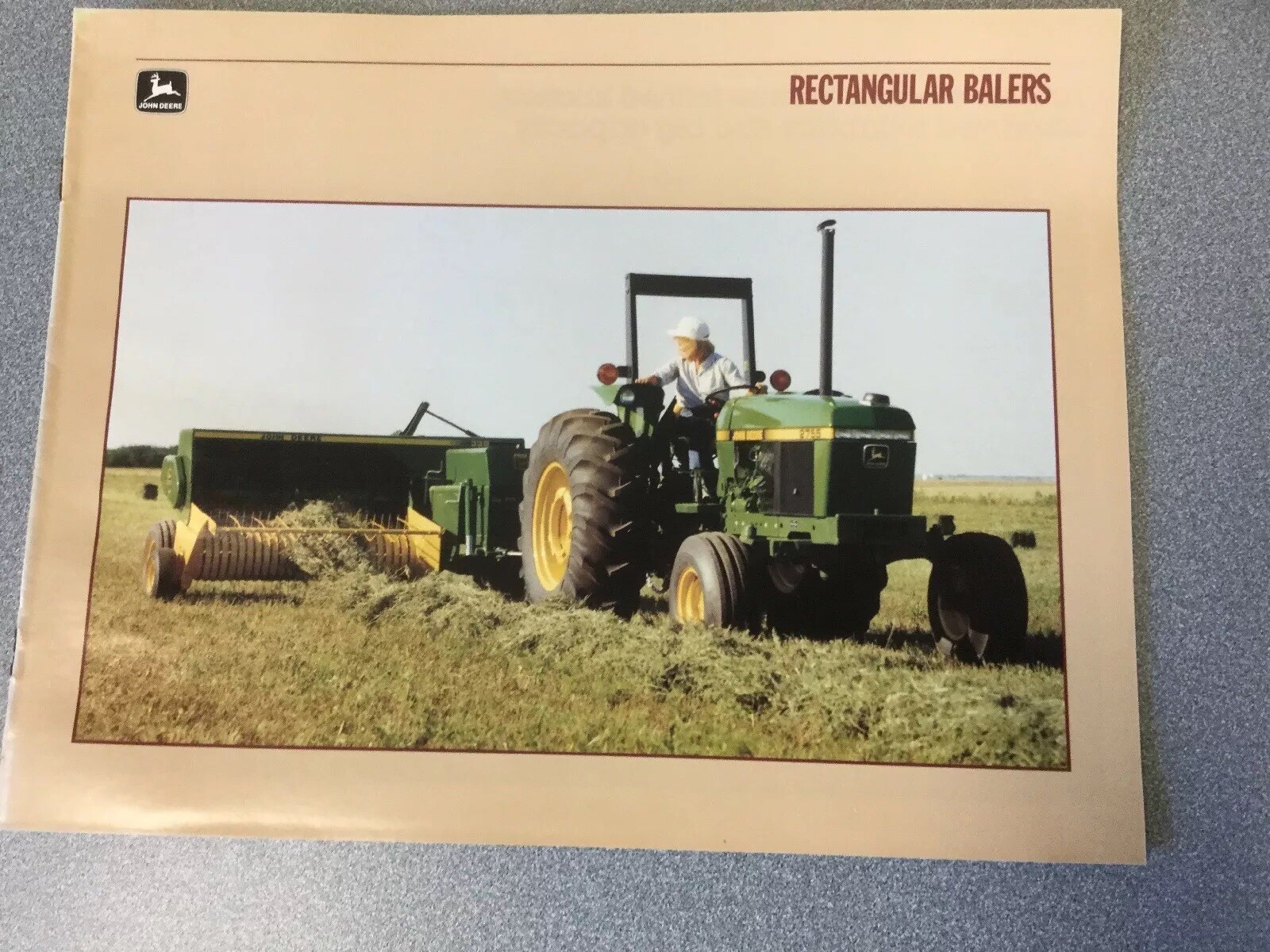 John Deere Rectangular Balers 8 Pages – 1988 Sales Brochure