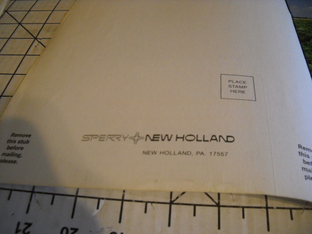Sperry New Holland News Full Color Magazine Vol 26 No 8. W & W Equipment
