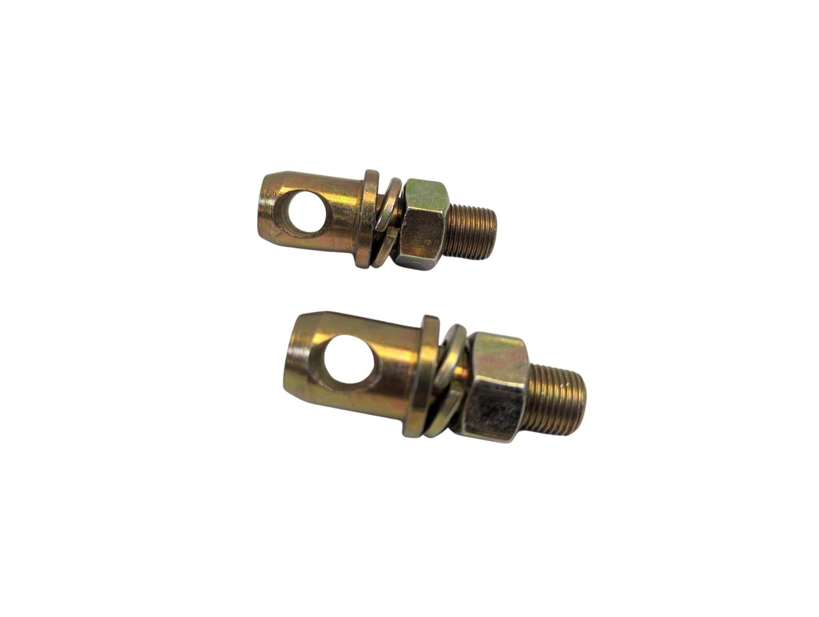 2 Pack Stabilizer Pins with Nuts & Washers for Tractors & Trailer Ramps, 7/8&Prime; Di