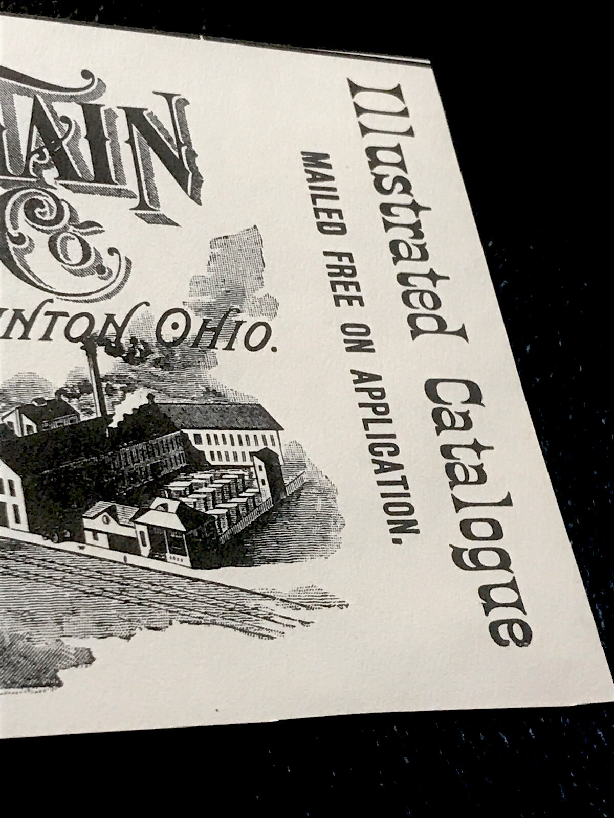 1889 Chieftain Hay Rake Co. Farm Machinery Advertising – Canton – Ohio – Indian