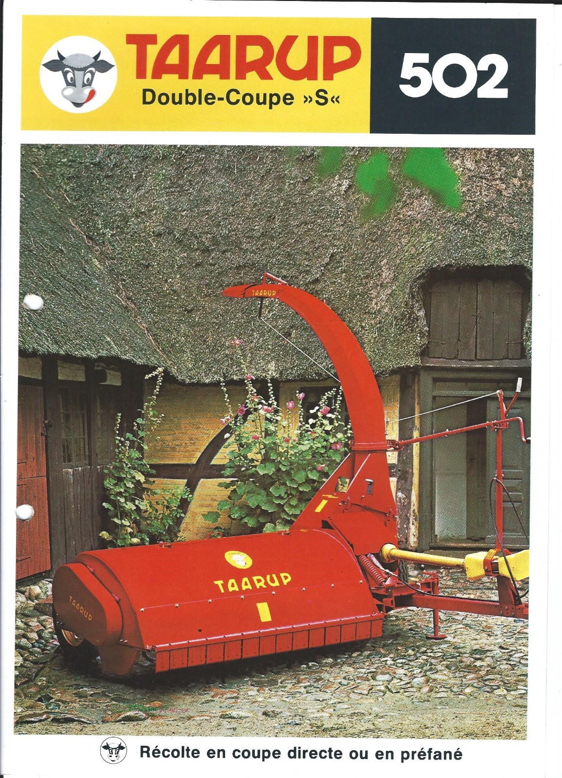 Farm Equipment Brochure – Taarup – 502 Double Coupe Cut S – FRENCH (F4745)