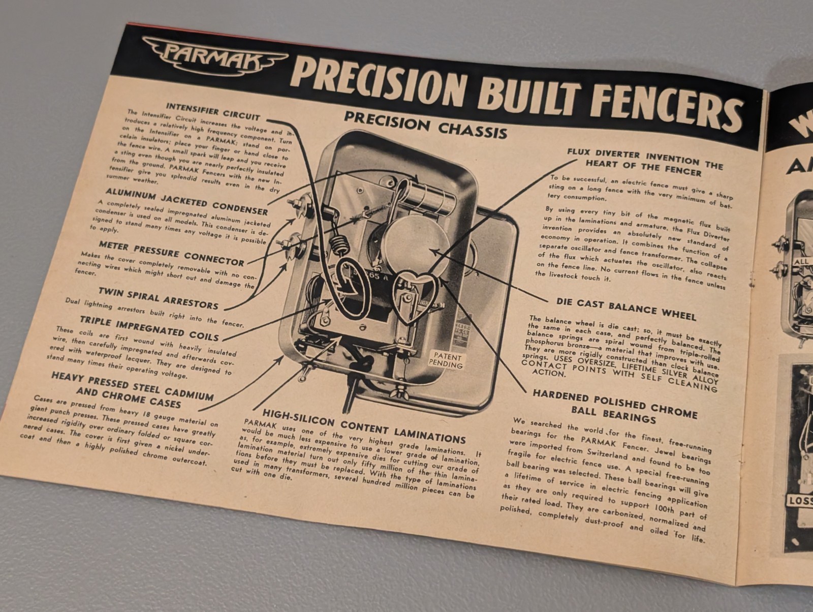 Parmak Electric Fencer 1939 Catalog Booklet w/ Letter – 1930s Depression Era Ad