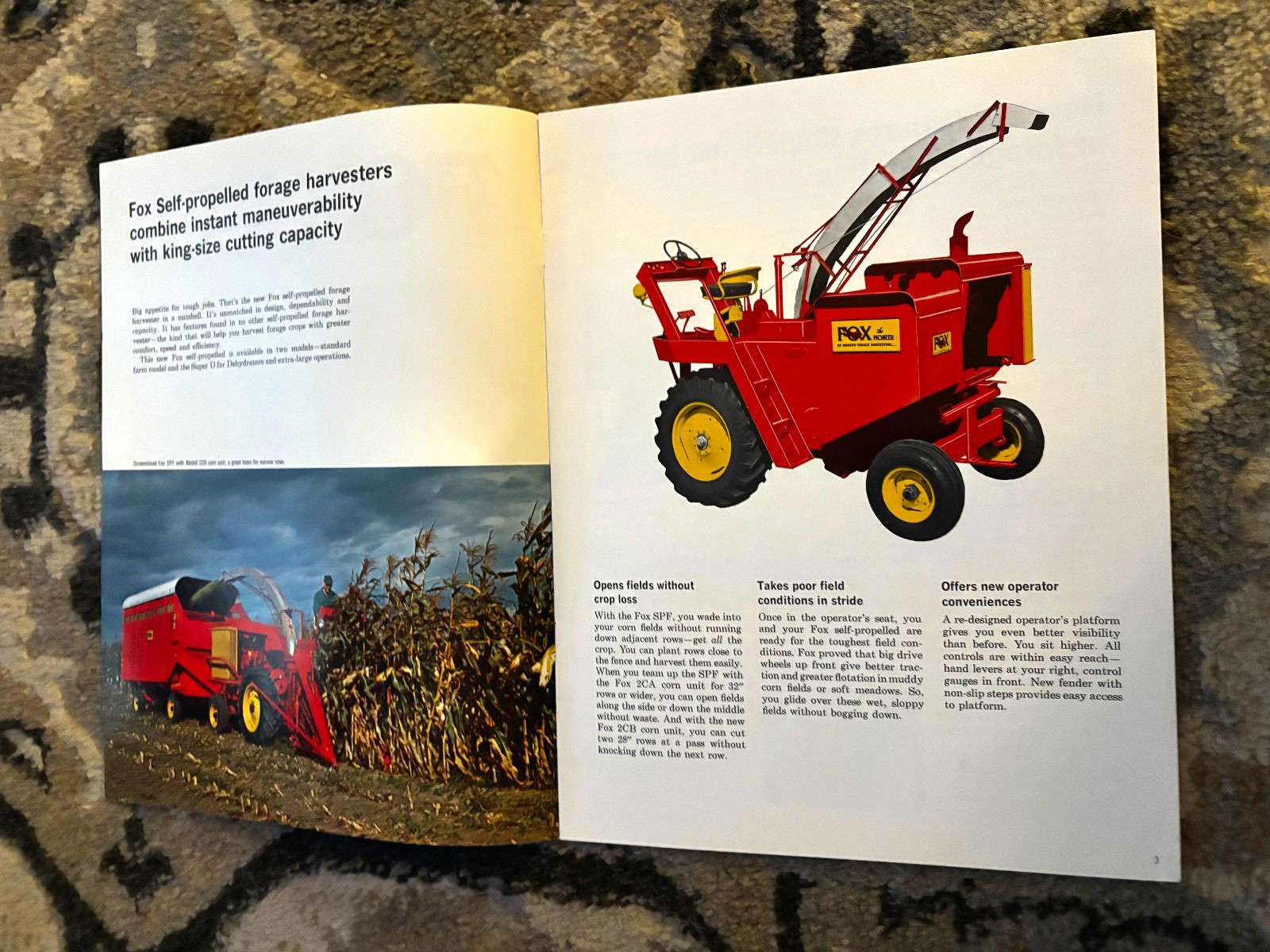Fox SPF Self Propelled Forage Harvesters For 1966 Brochure DCPA26