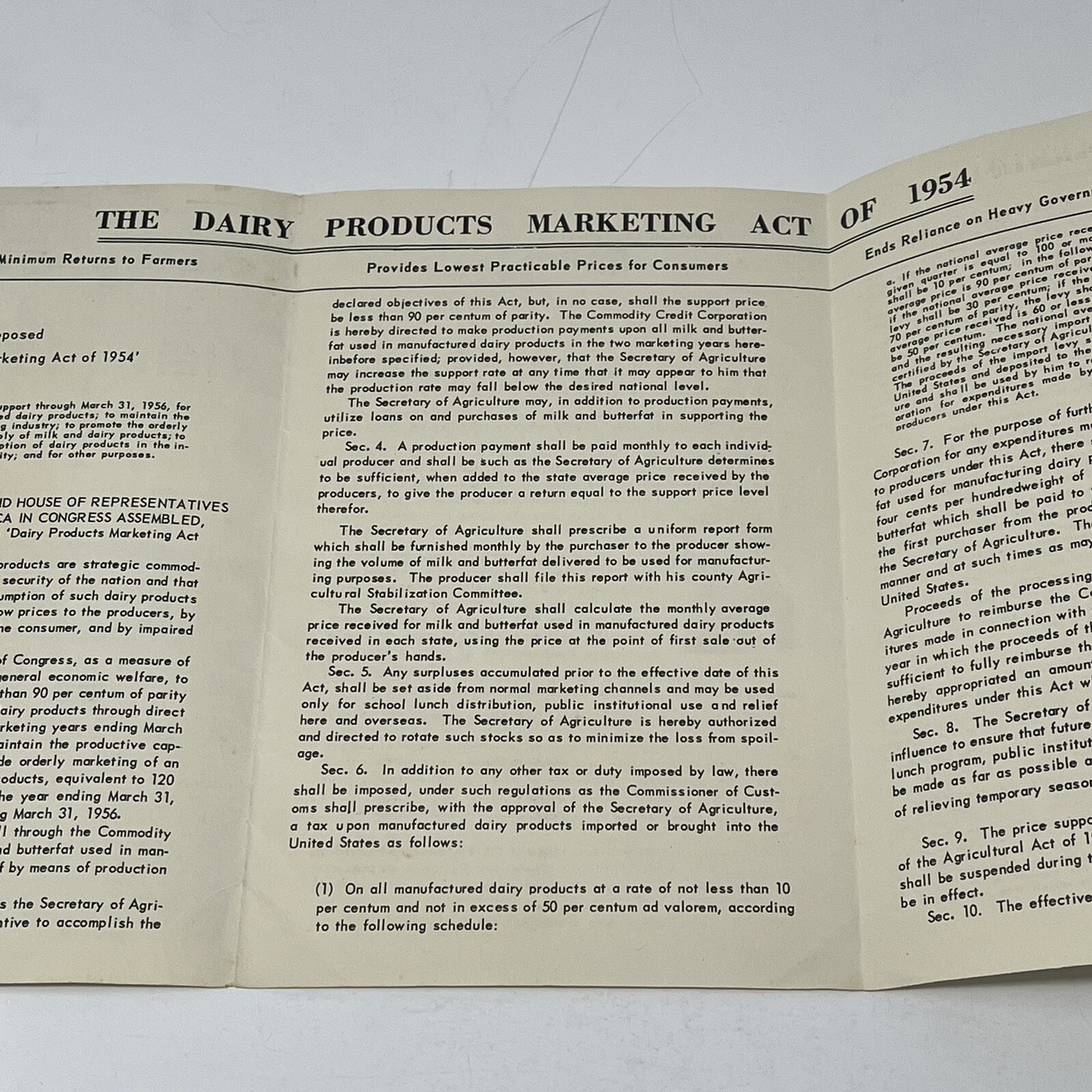 1954 There Is A Future For Dairy Farming Brochure Minnesota Farmers Union Farm