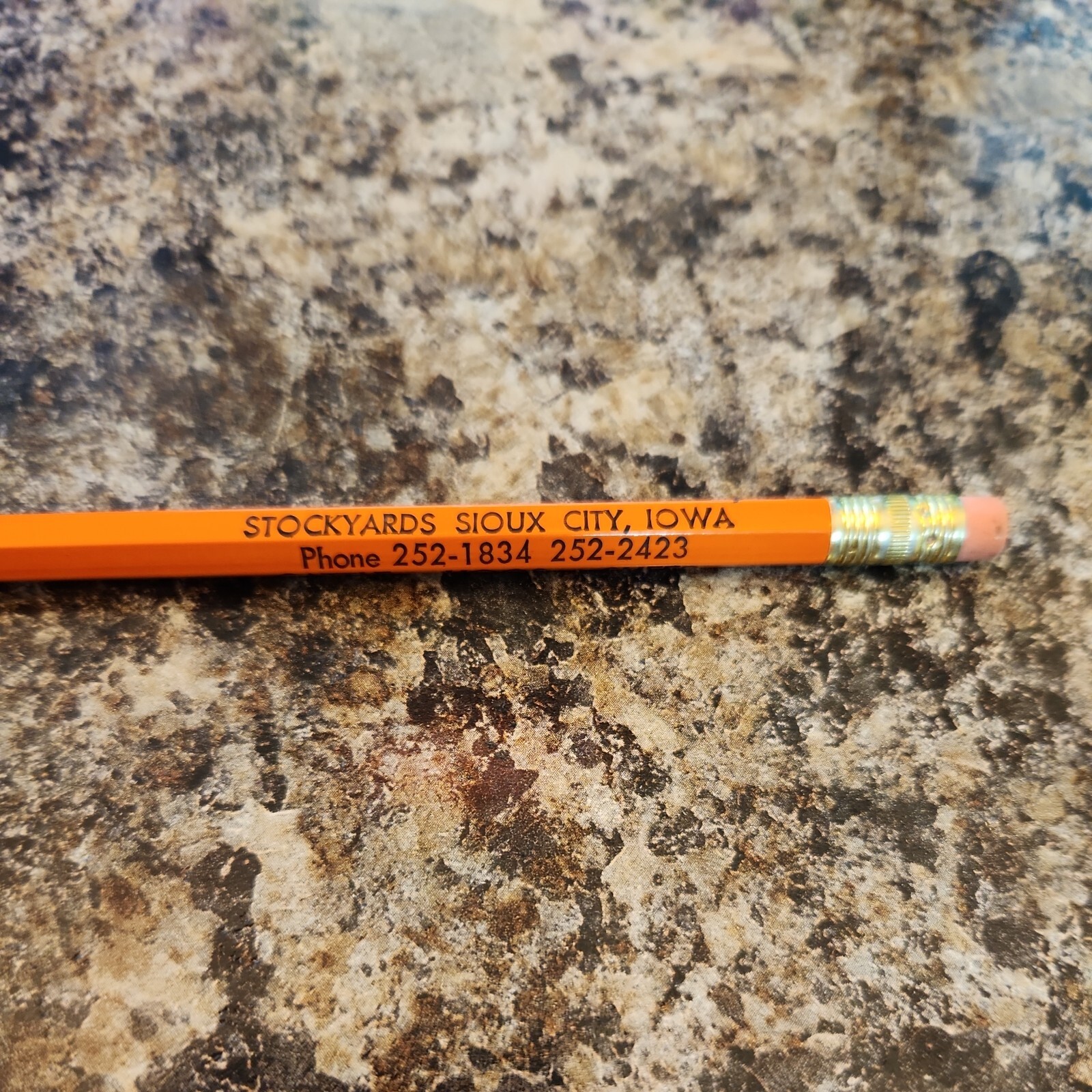 Vintage Siouxland Live Stock Commission Sioux City Iowa Stockyards Pencil