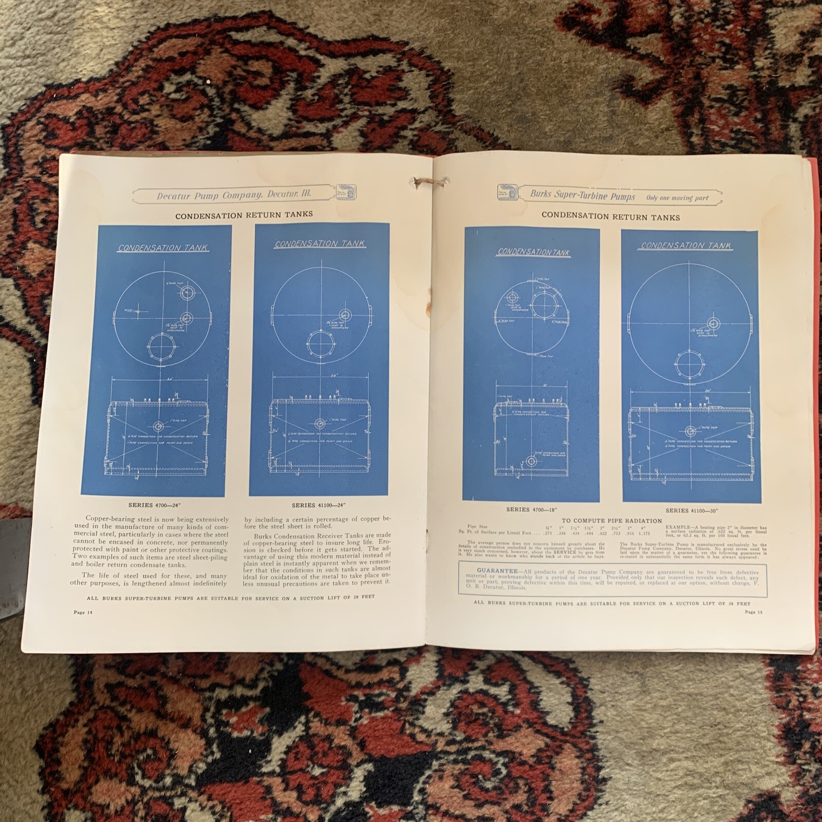 1933 Decatur Pump Company Catalog No 31. Display copy from farm store.