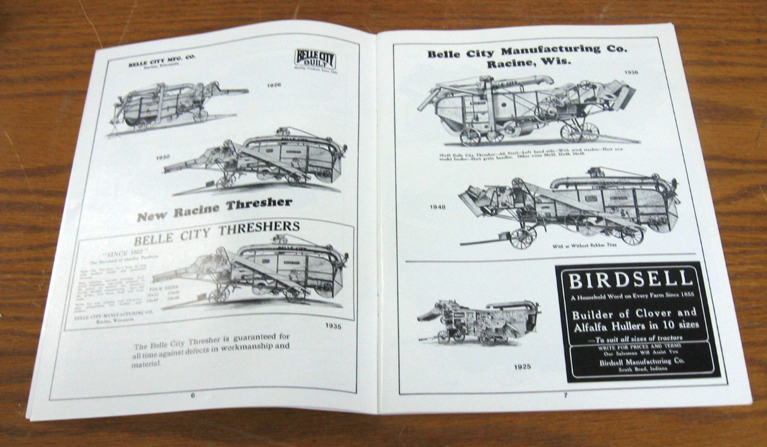 VINTAGE ALAN KING NO. 4 ALL THRESHERS 41 DIFF. COMPANIES FROM 1900 – 1948 BOOK