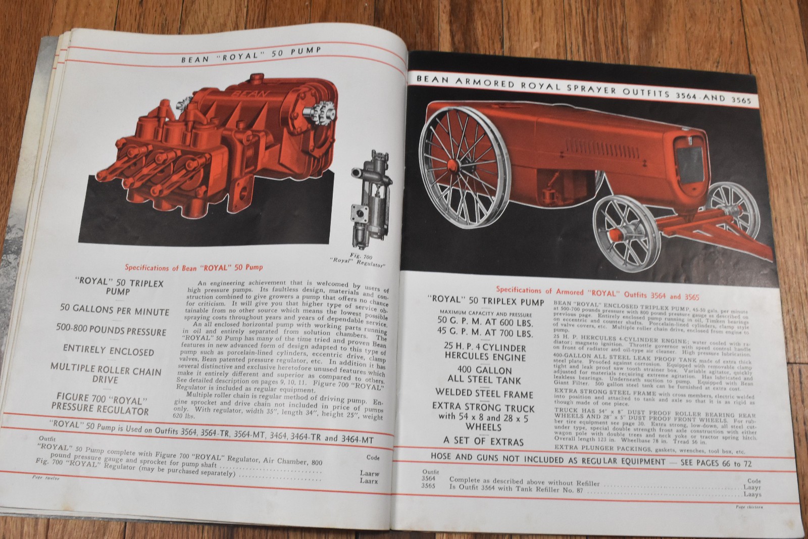 Vintage 1930s John Bean Mfg Farm Tractor Equipment L-300 Sales Catalog
