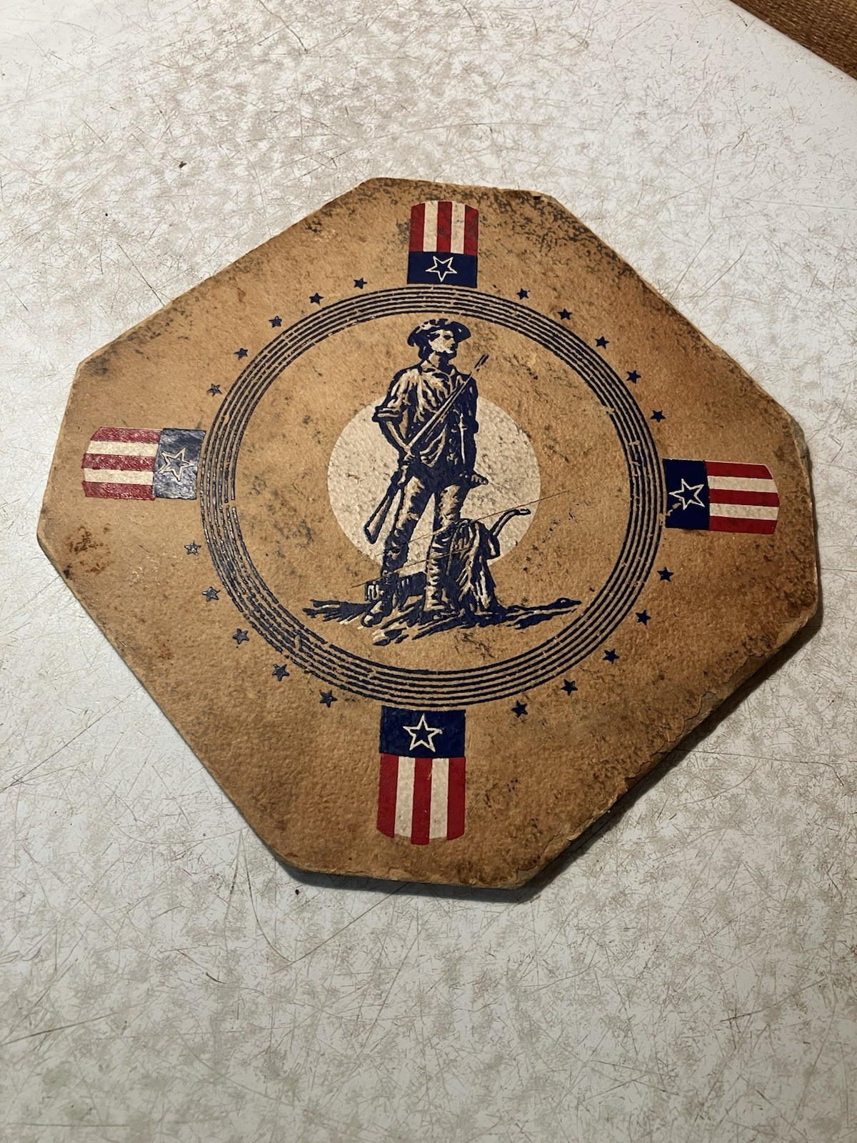 Old Reed Farm Equip Valley Nebraska Trivet Maytag Washers Patriotic No 1