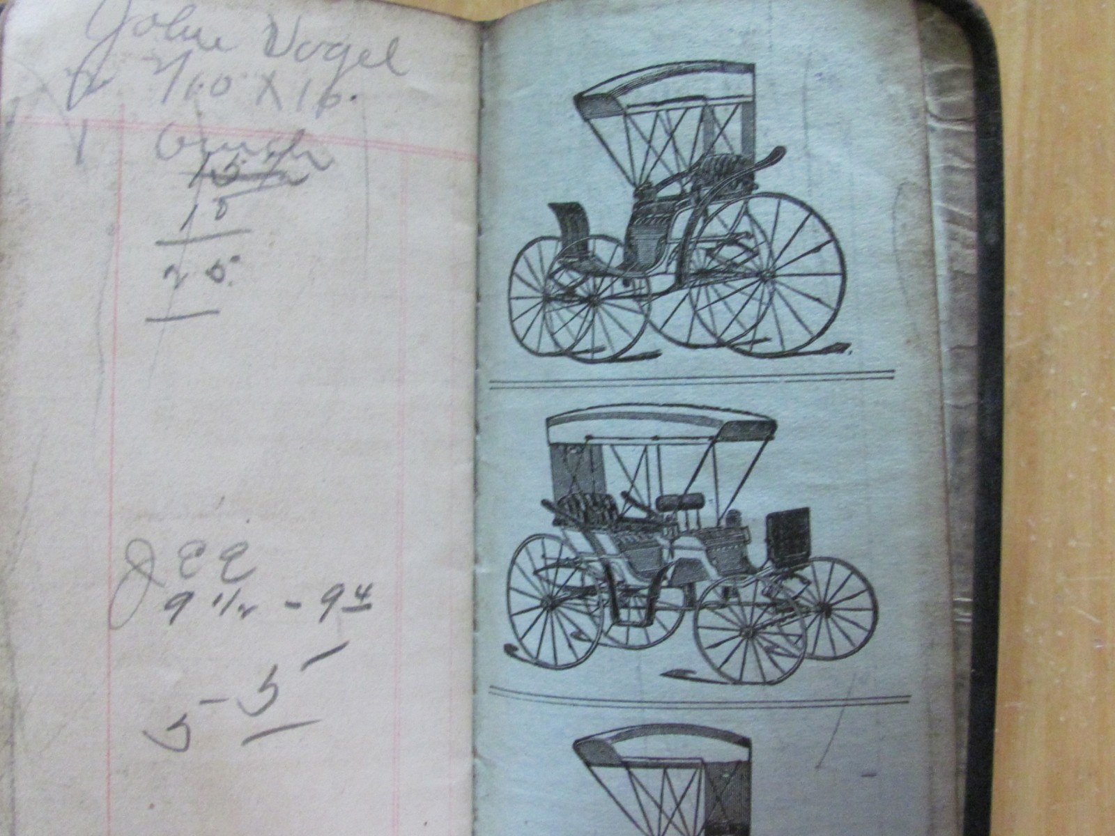ROUGH 1904 NOTEBOOK LINDSAY BROTHERS MILWAUKEE WI FARM IMPLEMENT DEALER