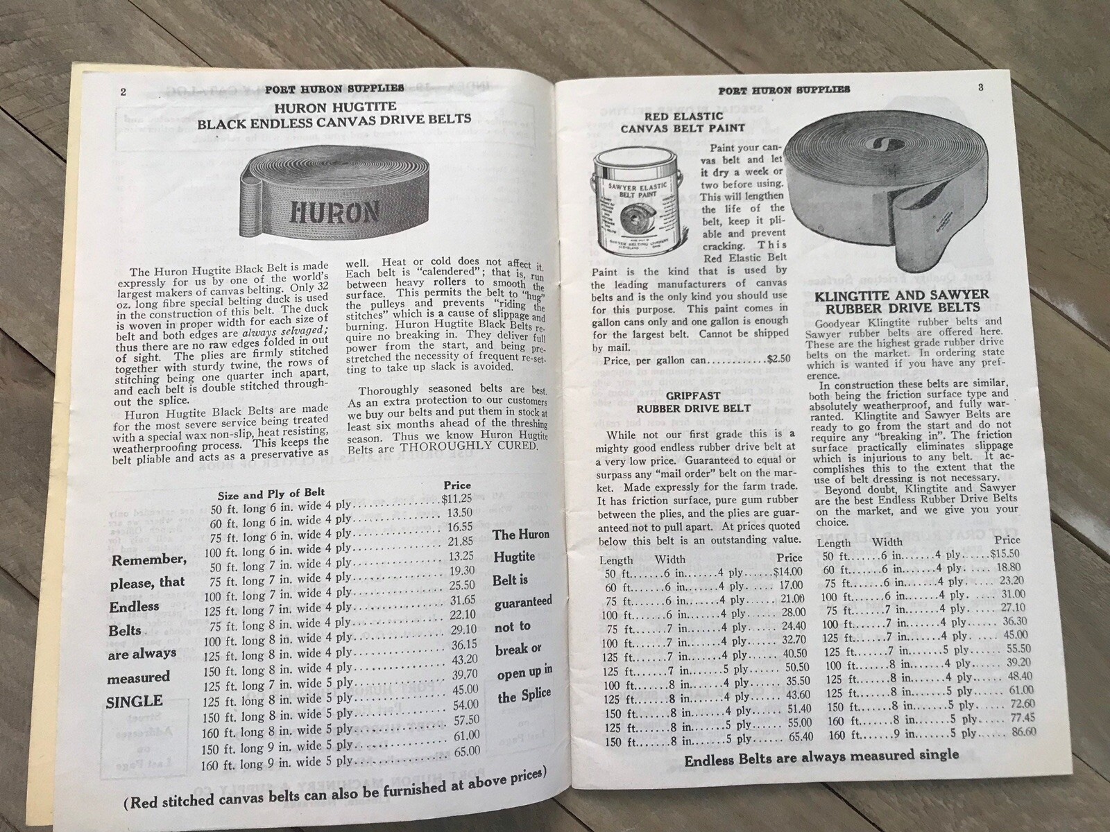 1932 Port Huron Supply Catalog Sawmills Feeders Parts Equipment