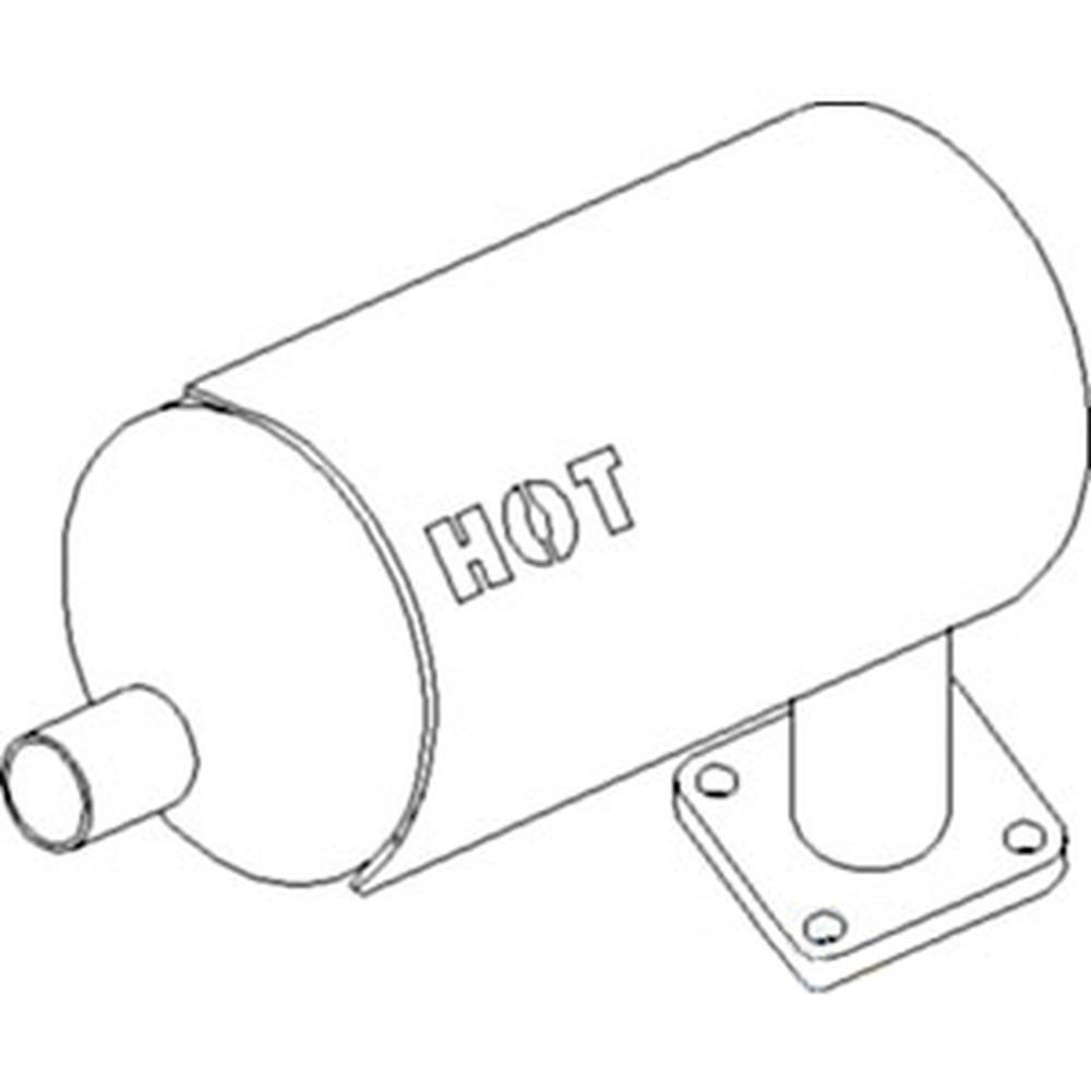 Fits Kubota Tractor Muffler B1700 B2100 B2400 B2410 B2710 B2910 B7800
