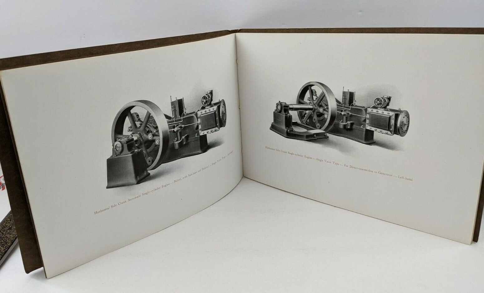 Original 1909 BALL ENGINE CO Erie, PA STEAM ENGINE Side Crank Type TRADE CATALOG