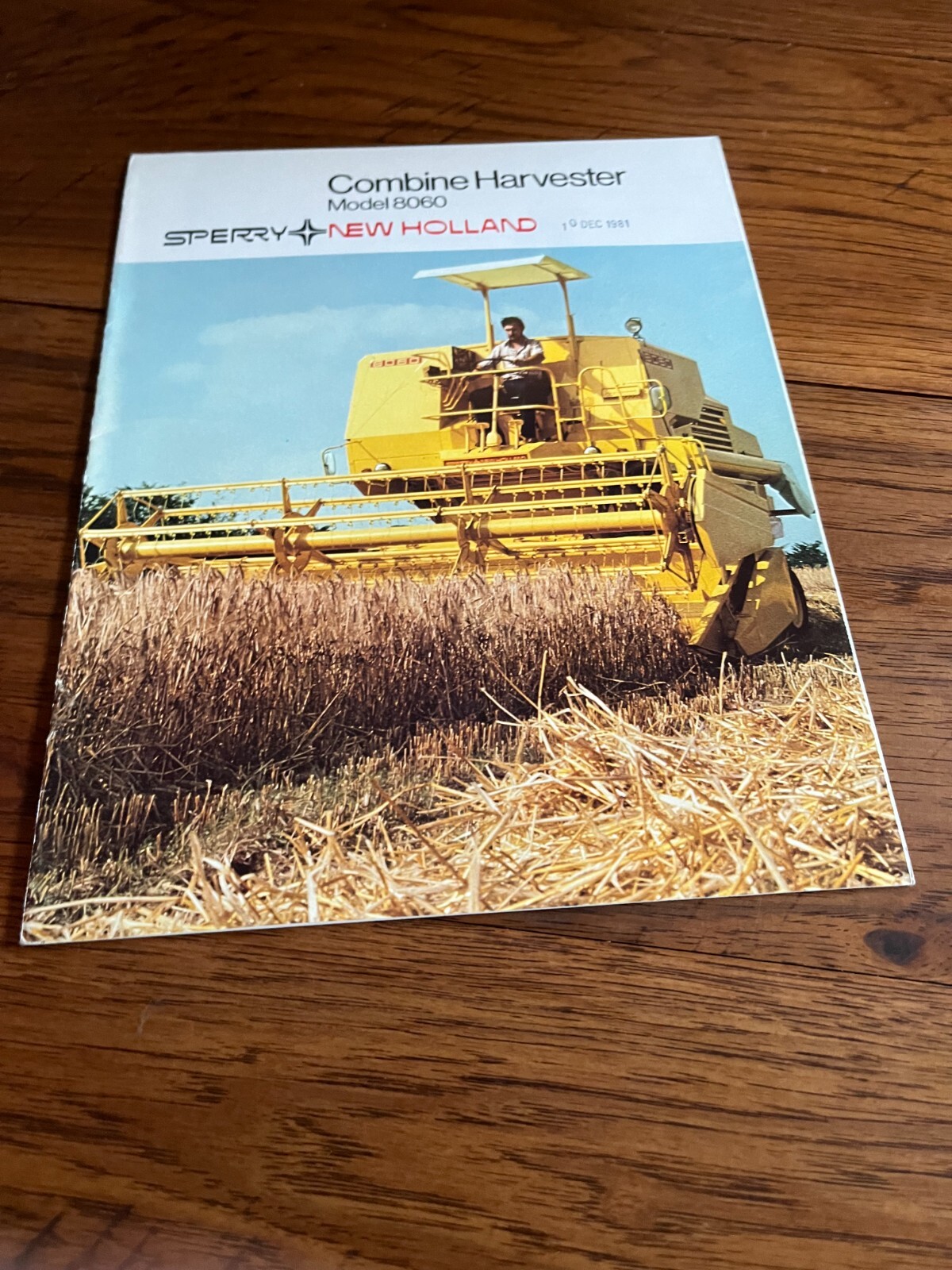 New Holland 8060 Combine Brochure FCCA