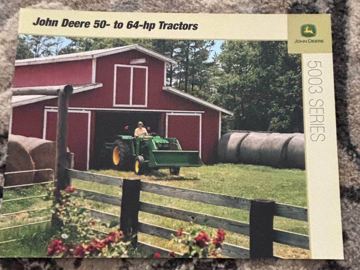 John Deere 5103 5203 5303 Tractors For 2004 Brochure FCCA25
