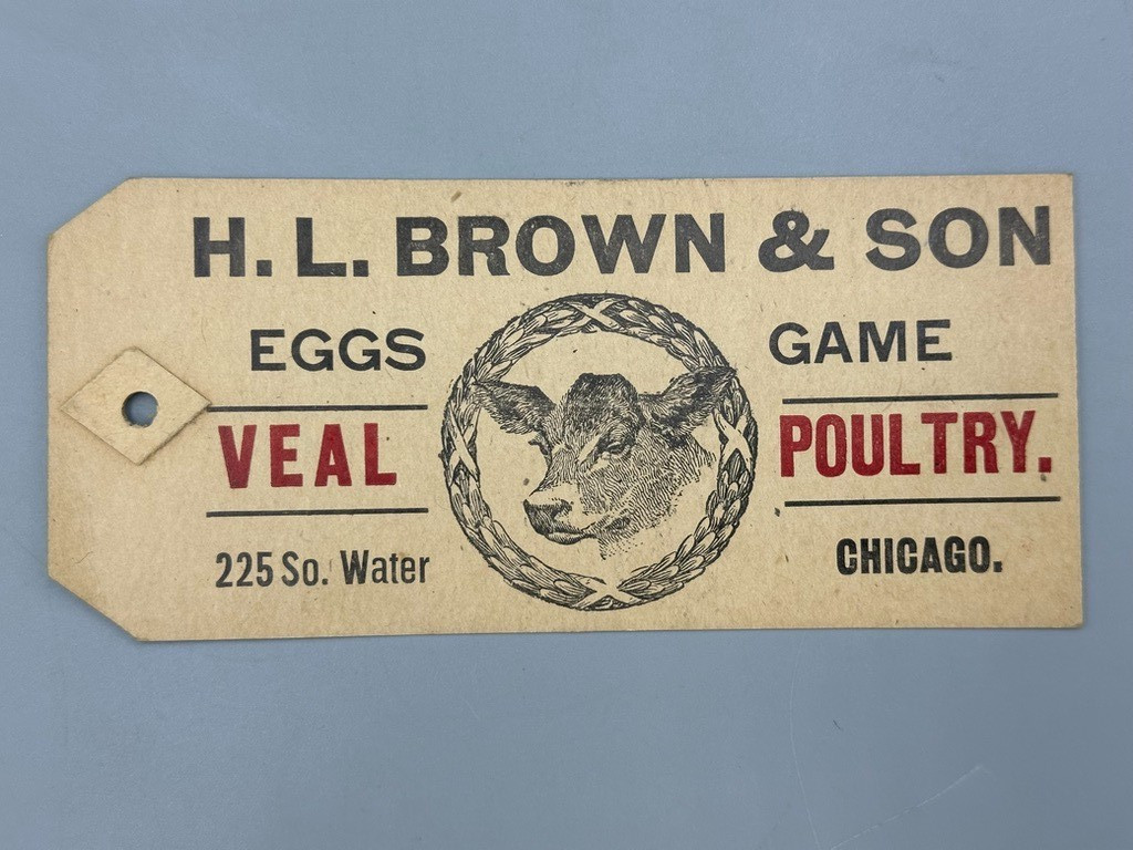 c 1910 LIVESTOCK Commission EGG Veal GAME Poultry Shipping Tags Farm Advertising