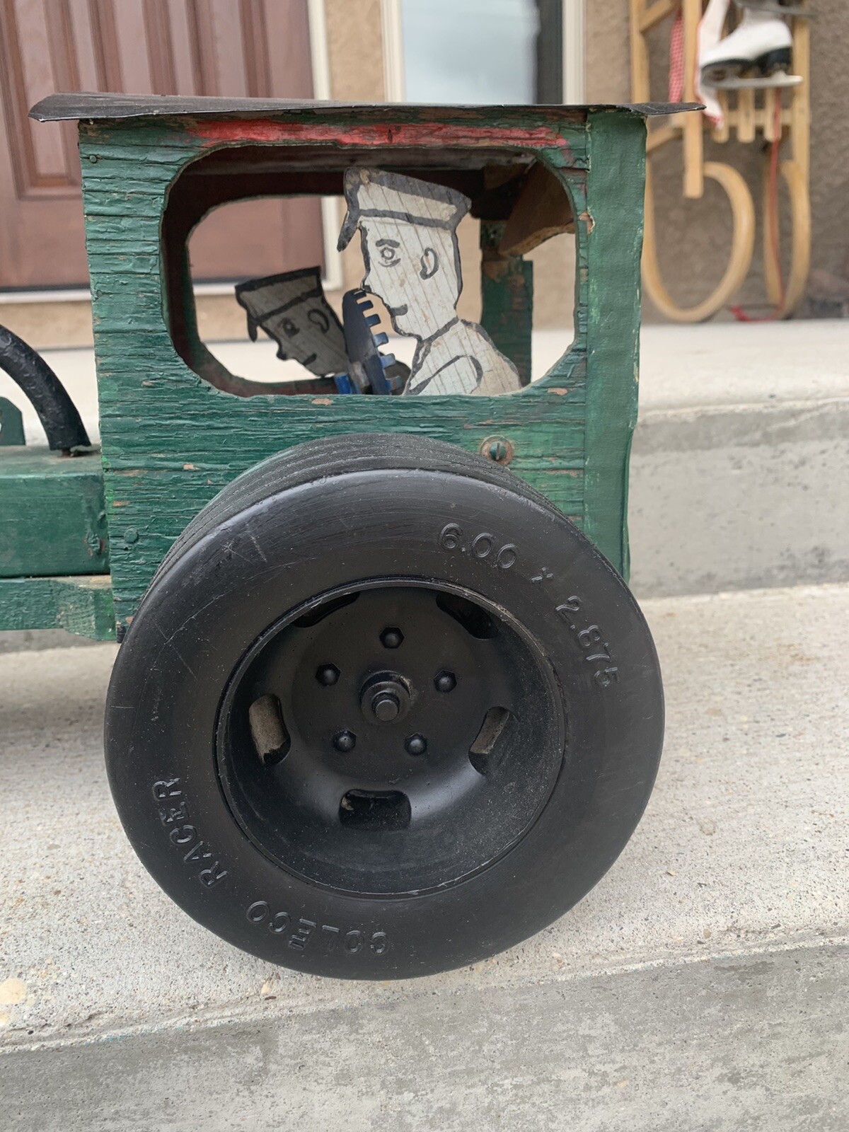 Vintage Rumley Oil Pull Tractor Oil Folk Art Collectible Tractor