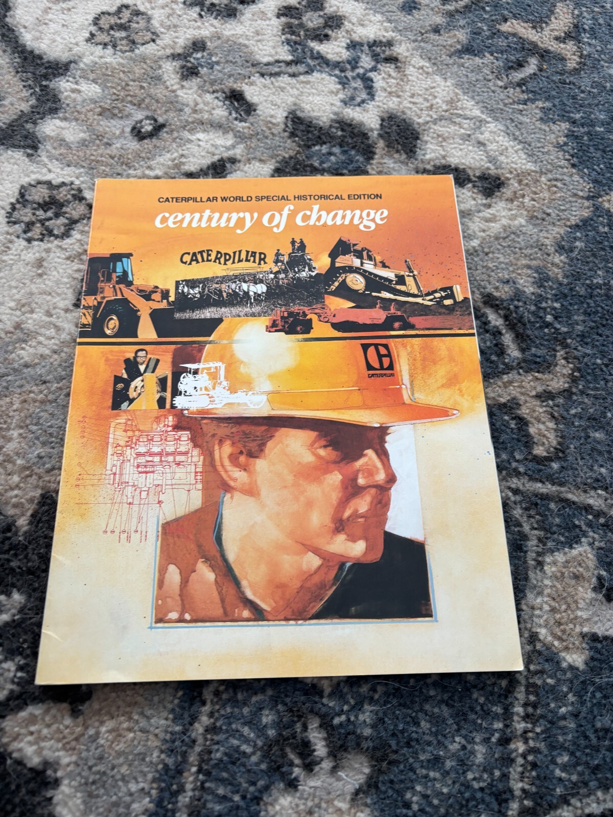 Caterpillar CAT World Special Historical Edition Printed 1984 Brochure FCCA25